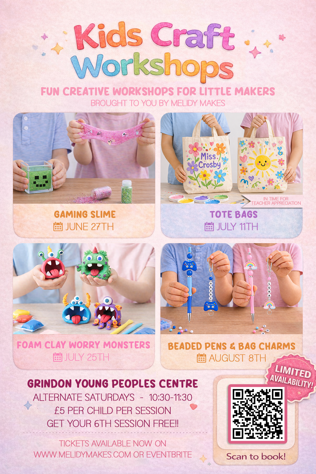 KIDS CRAFT WORKSHOP - GAMING SLIME - JUNE 27TH
