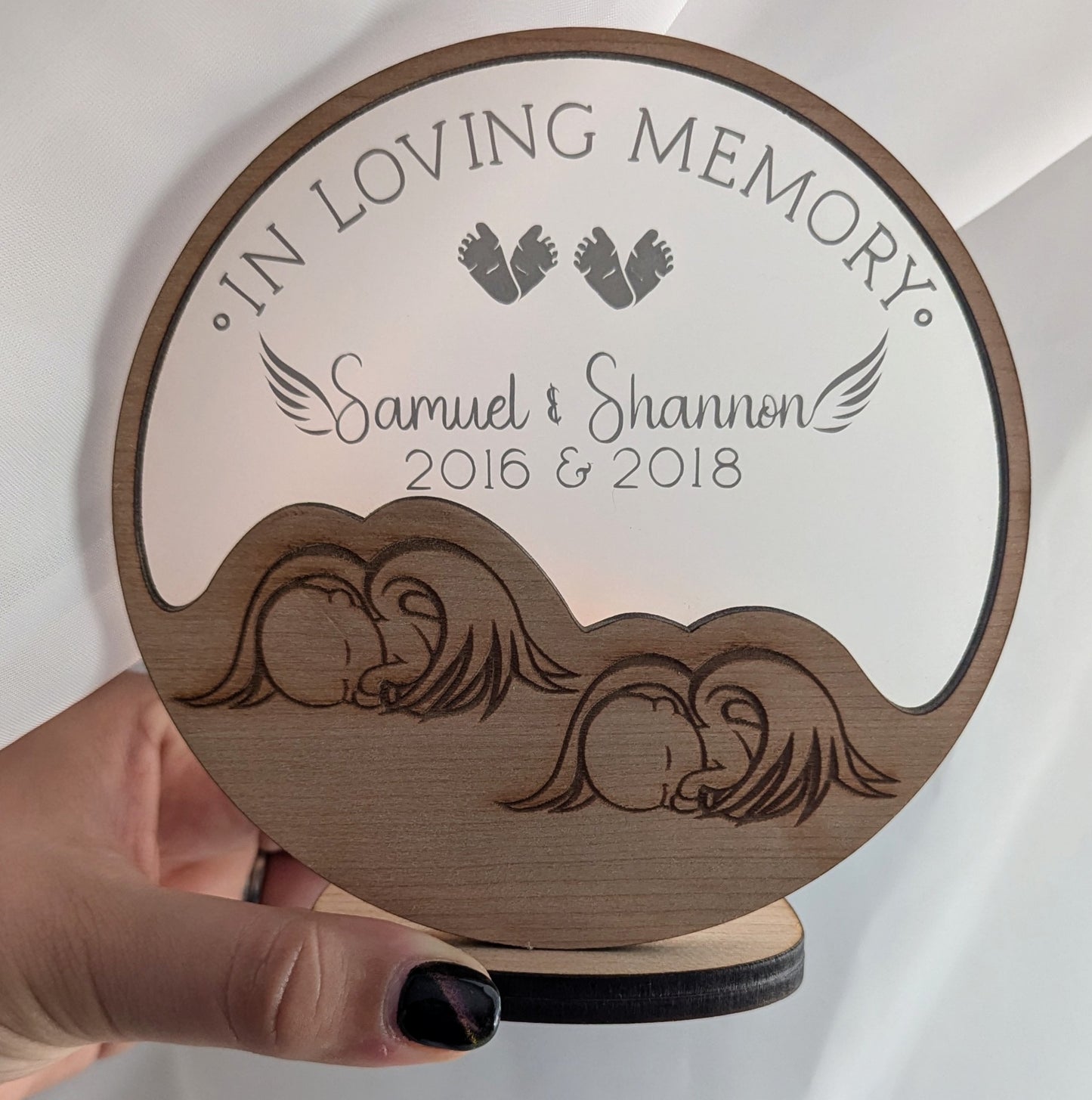 Personalised Baby Loss Memory Tea Light Holder | Memory Gift | In Loving Memory | Memorial Candle | Loved one | Memory candle | Condolence