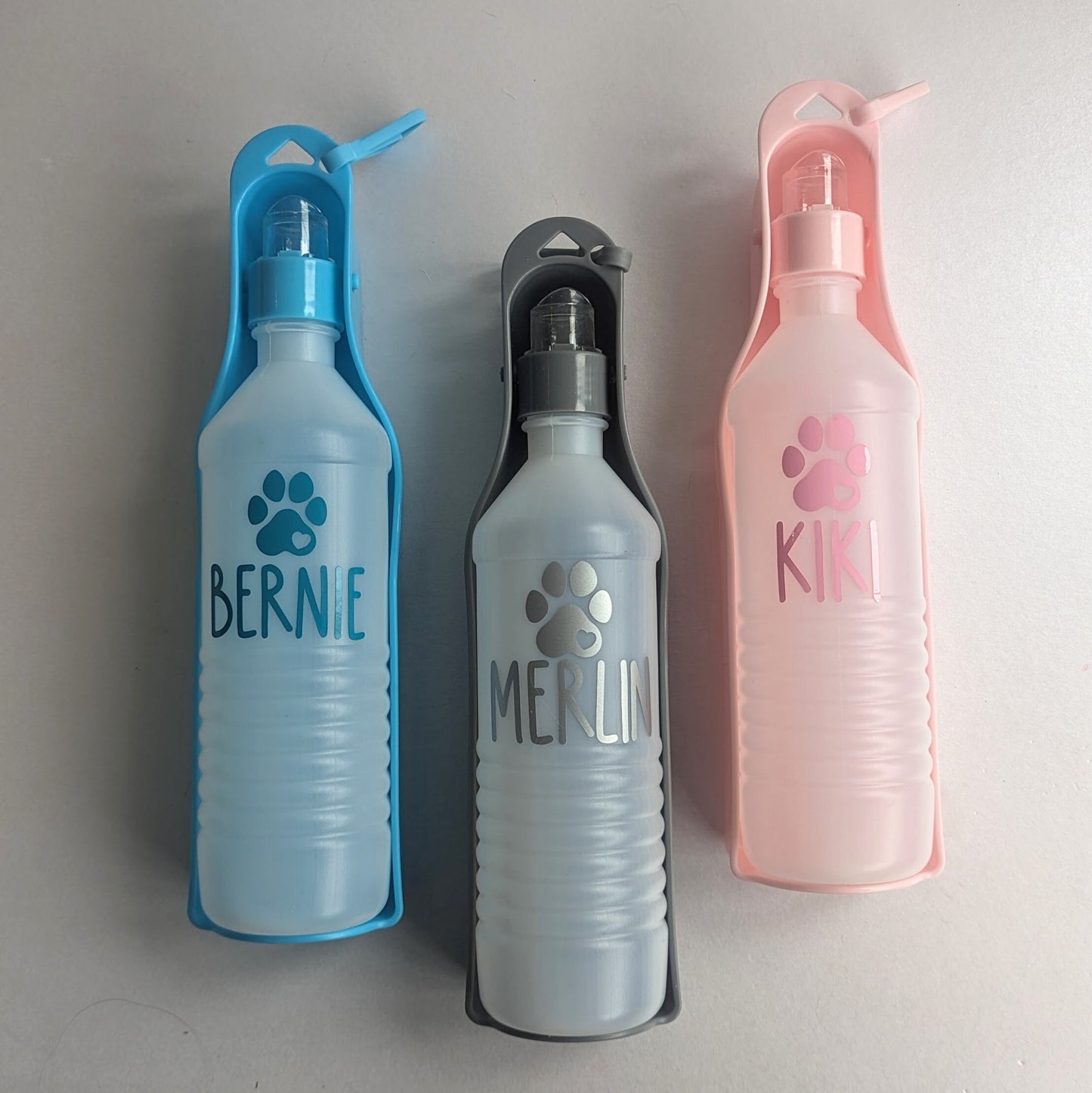 Personalised Dog Travel Water Bottle | Pet Accessories | Dog Lover Gift | Dog Walking Bottle | Dog Walker Custom Logo | Water Bowl