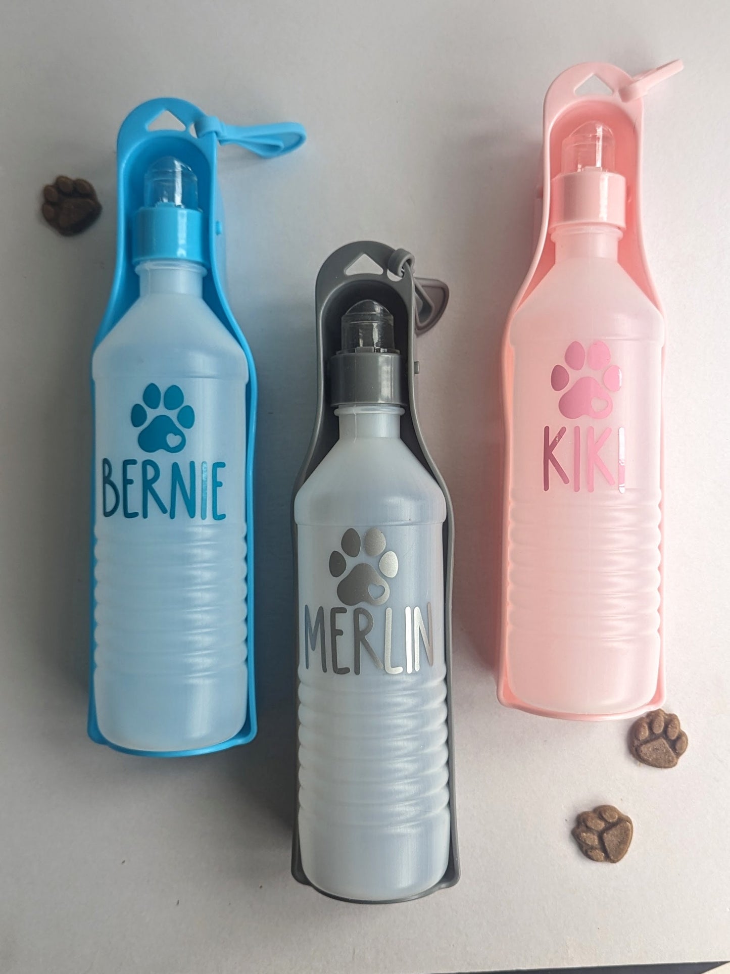 Personalised Dog Travel Water Bottle | Pet Accessories | Dog Lover Gift | Dog Walking Bottle | Dog Walker Custom Logo | Water Bowl