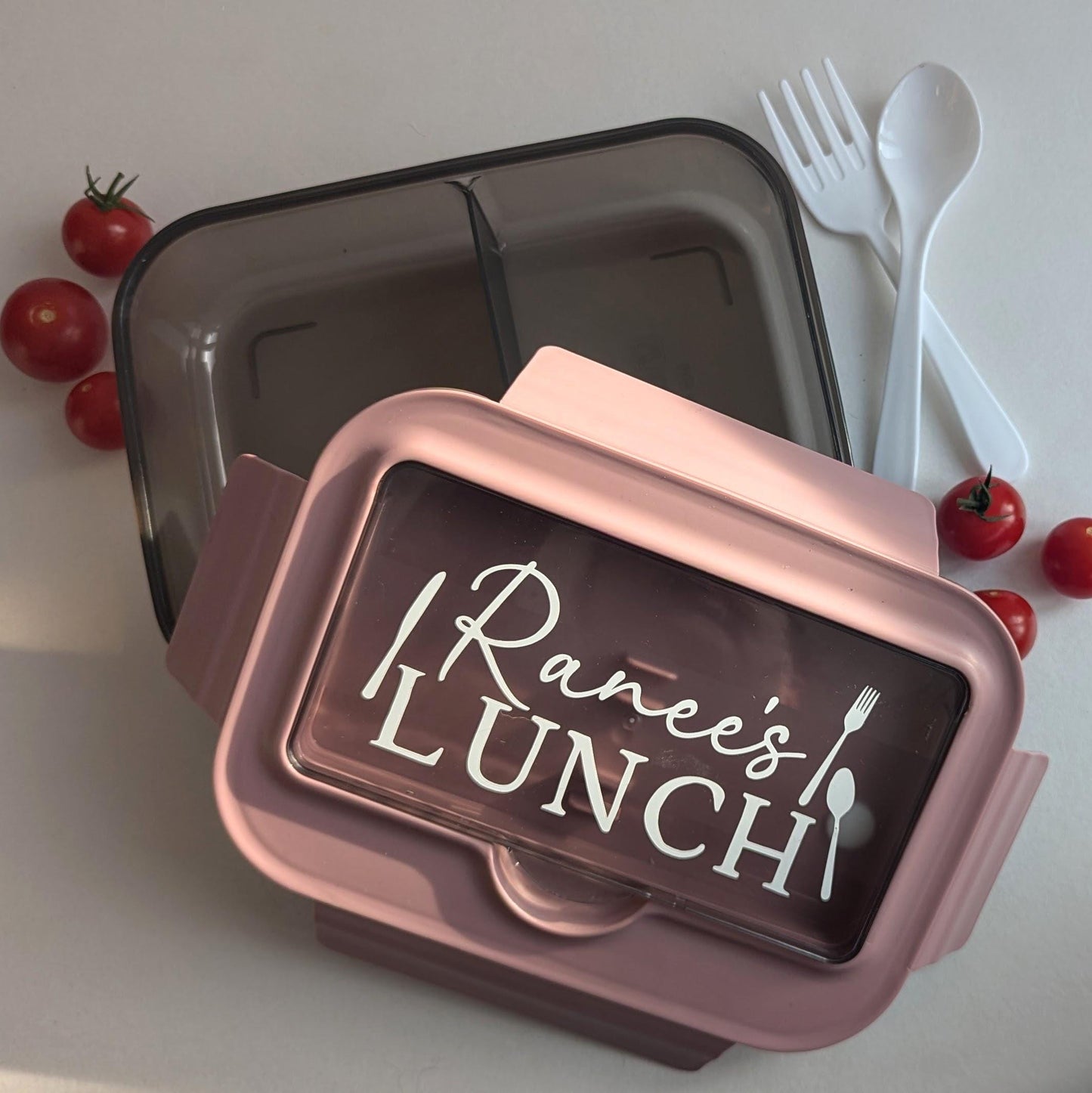 Personalised Lunch Boxes | Reusable Travel Cutlery Set | Work / School Lunch Box | Bento Box with Cutlery | Christmas Gift | Secret Santa