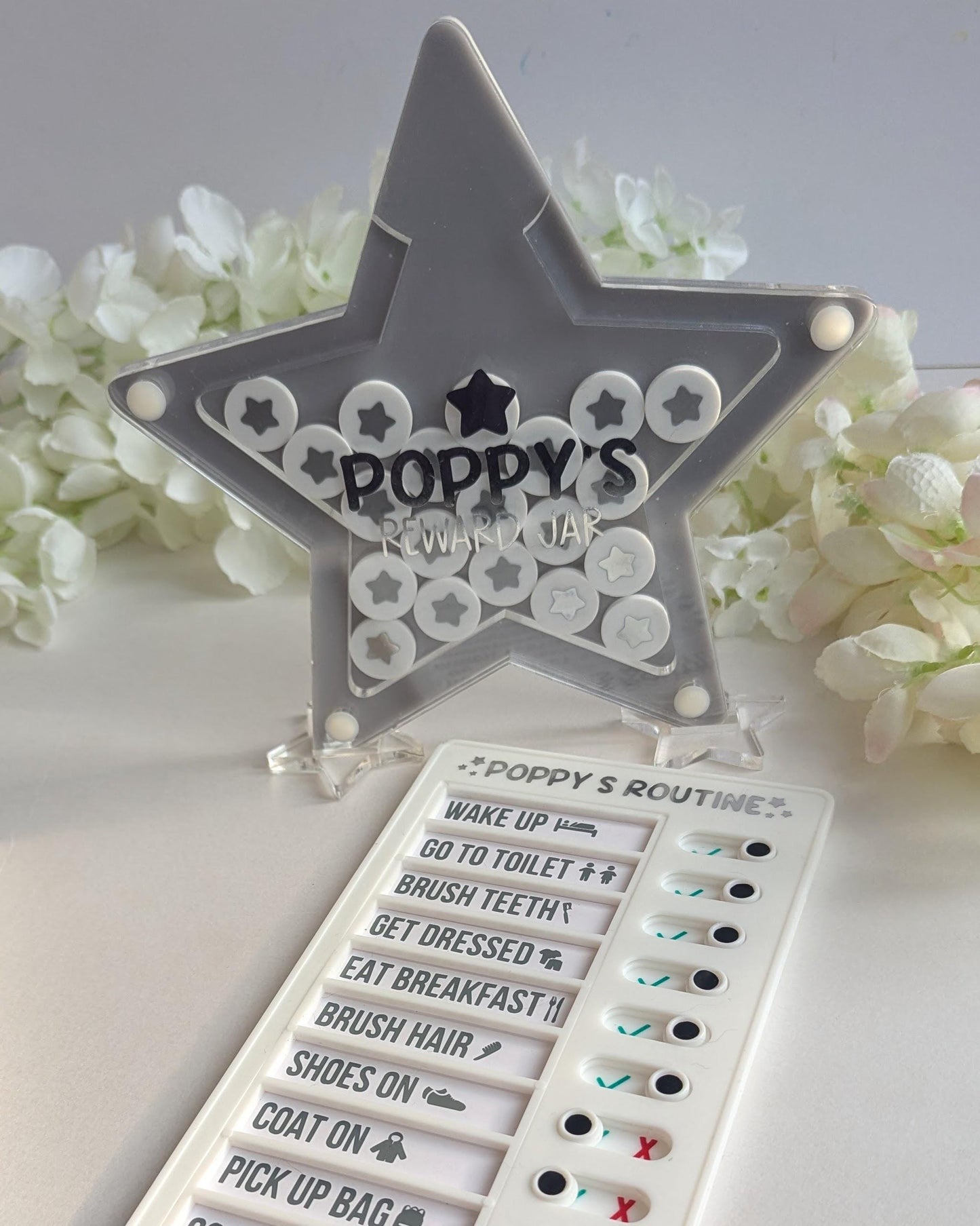 Personalised Kids Star Reward Jar | Reinforce Positive Behaviour | Visual Tool for Behaviour | Reward Tokens | Child Development Tool
