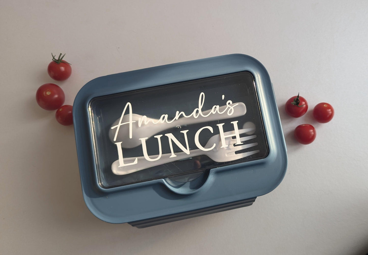 Personalised Lunch Boxes | Reusable Travel Cutlery Set | Work / School Lunch Box | Bento Box with Cutlery | Christmas Gift | Secret Santa