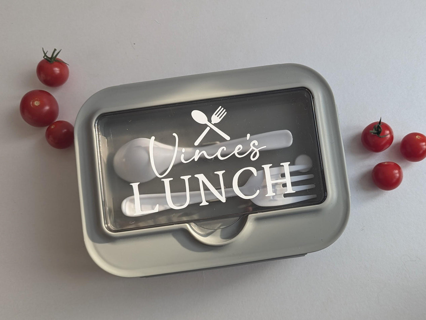 Personalised Lunch Boxes | Reusable Travel Cutlery Set | Work / School Lunch Box | Bento Box with Cutlery | Christmas Gift | Secret Santa