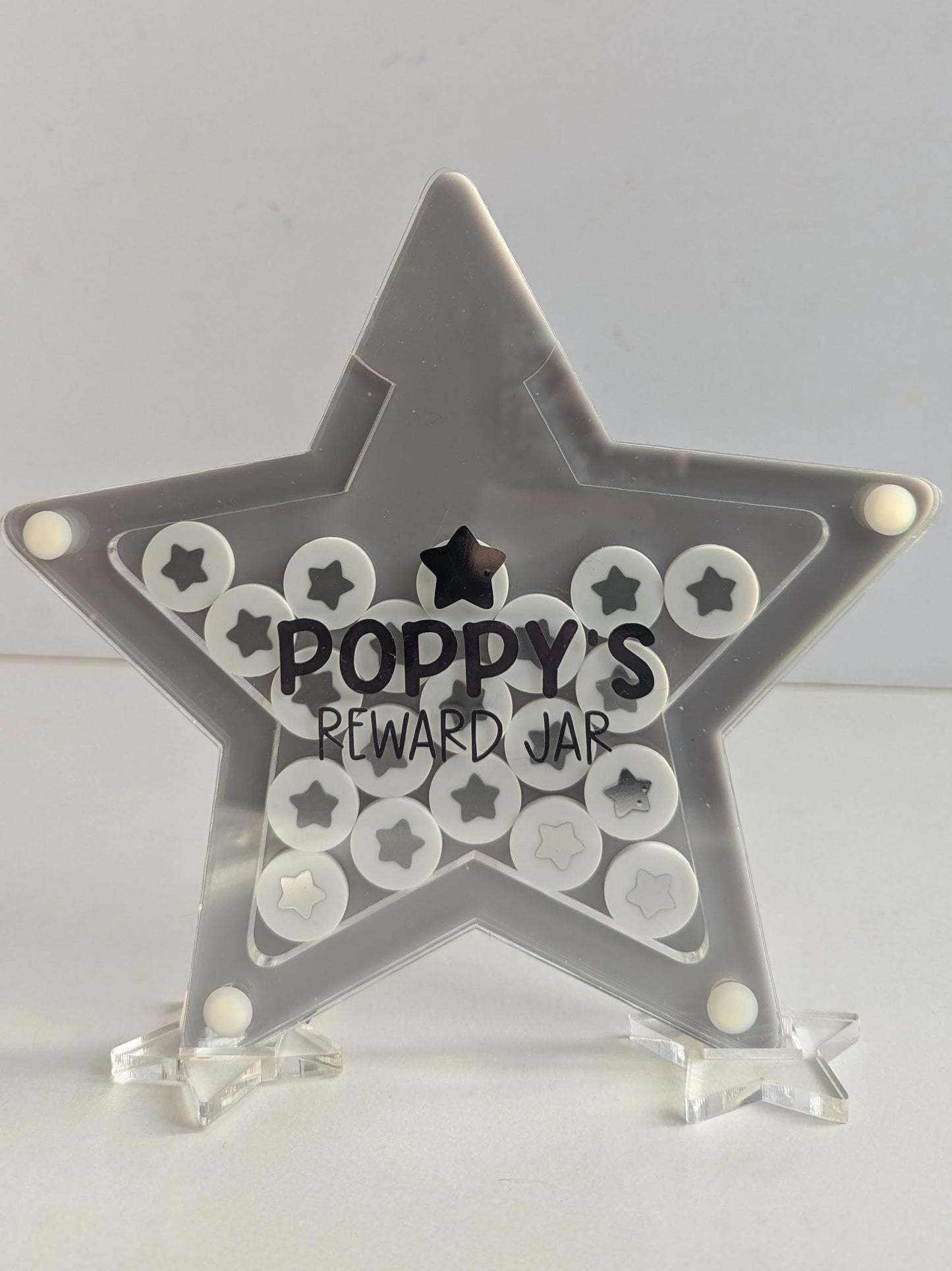 Personalised Kids Star Reward Jar | Reinforce Positive Behaviour | Visual Tool for Behaviour | Reward Tokens | Child Development Tool