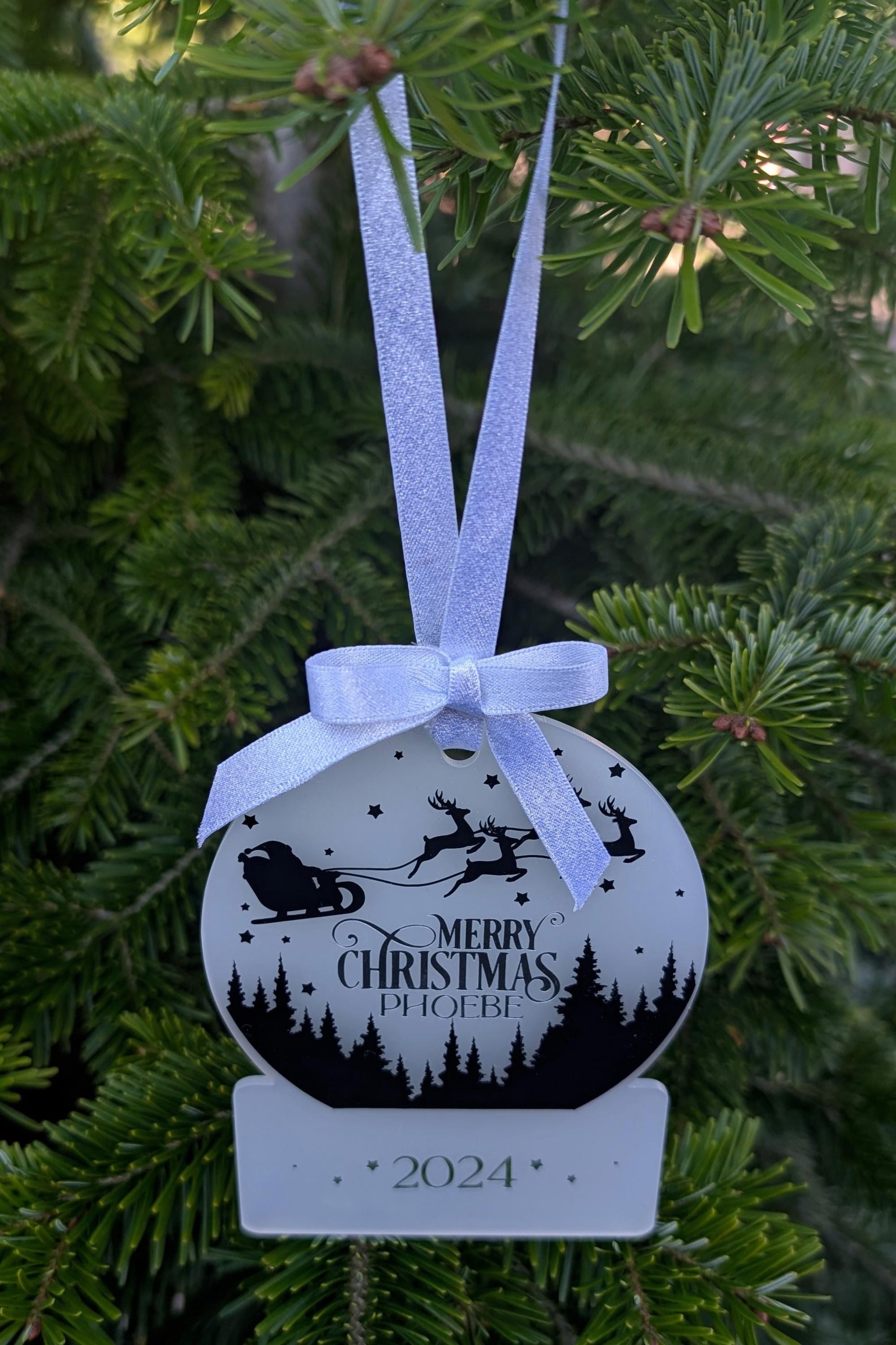 Personalised Christmas Money Tree Decoration | Cash Gift Bauble | Personalized Xmas Bauble | Gifting Money | Personalized Christmas Ornament