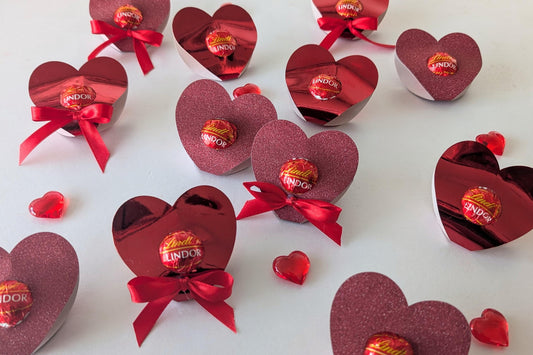 Heart Lidnt Ball Holder | Valentines Day | Chocolate Valentine Treat | Table Setting | Wedding Favour | Party Favour | Love Heart