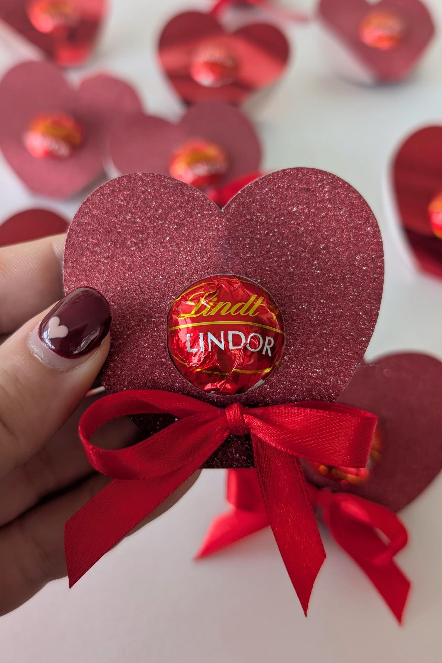 Heart Lidnt Ball Holder | Valentines Day | Chocolate Valentine Treat | Table Setting | Wedding Favour | Party Favour | Love Heart