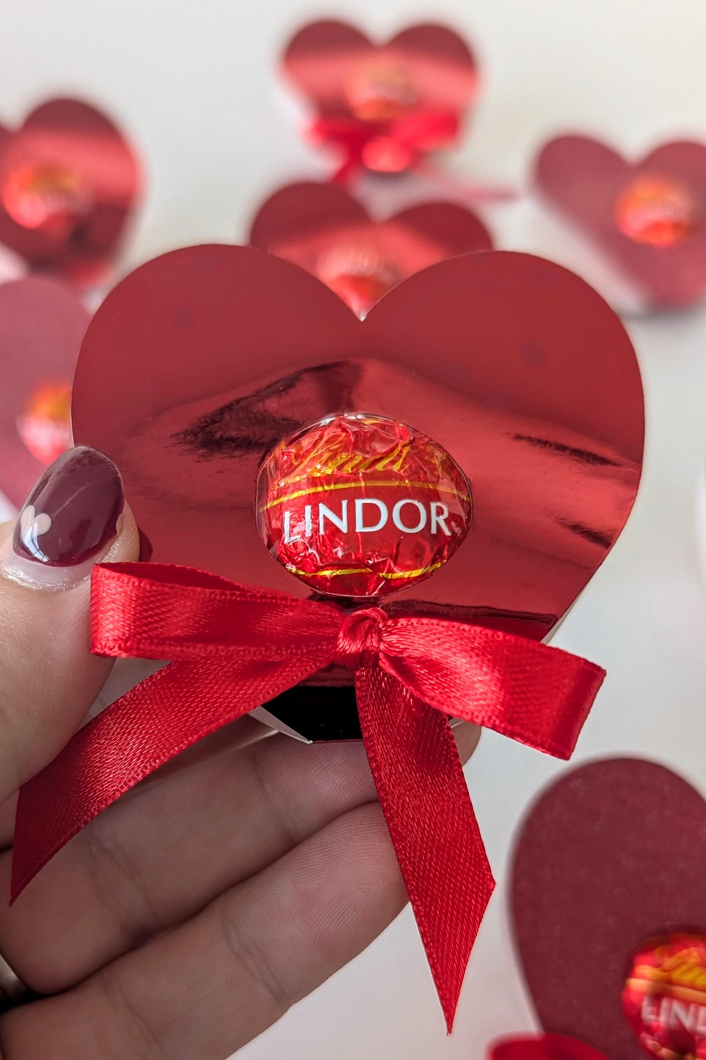 Heart Lidnt Ball Holder | Valentines Day | Chocolate Valentine Treat | Table Setting | Wedding Favour | Party Favour | Love Heart