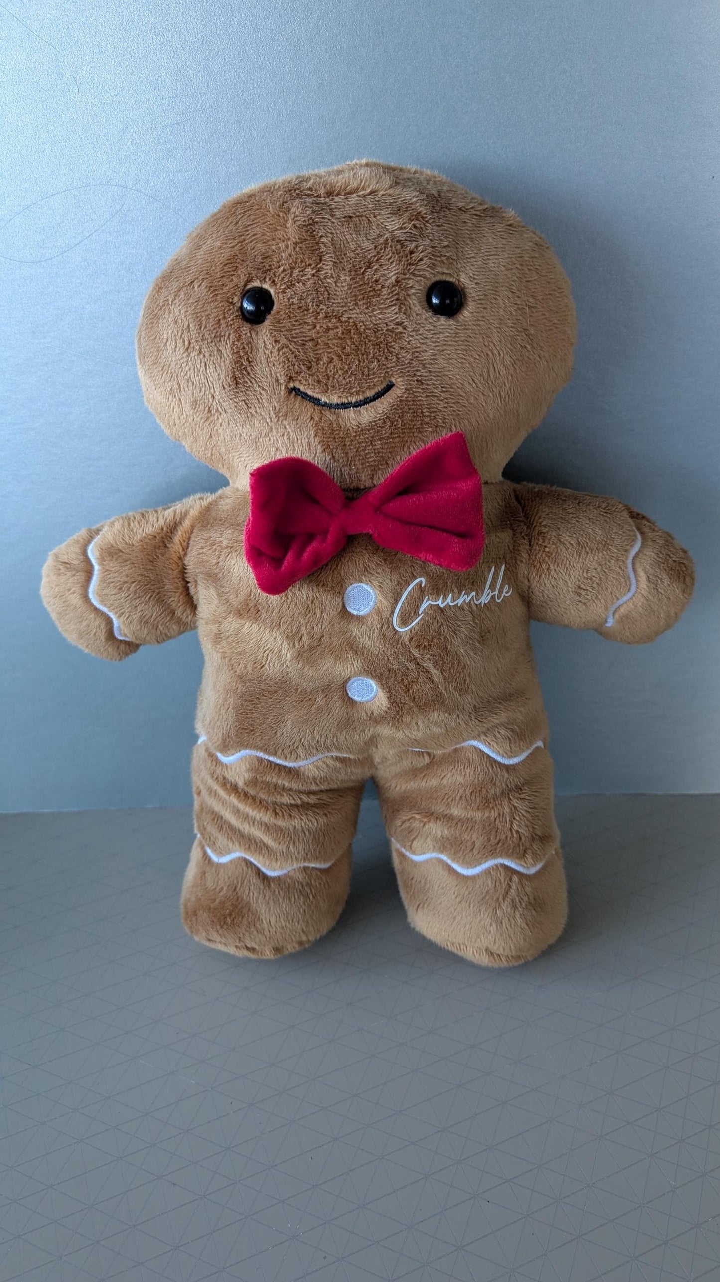 Personalised Christmas Gingerbread Man Teddy | Kids Christmas Gift | Chirtmas Eve Box | Gibgerbread Man Plush Cuddly Toy
