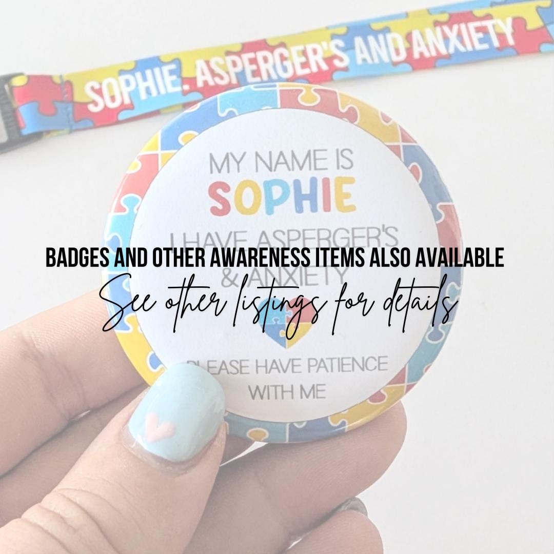 Personalised Autism Wristband| Jigsaw Puzzle | Teacher / Work Band | Autism Mum Dad | SEN School | SEN Child | Autism Awareness