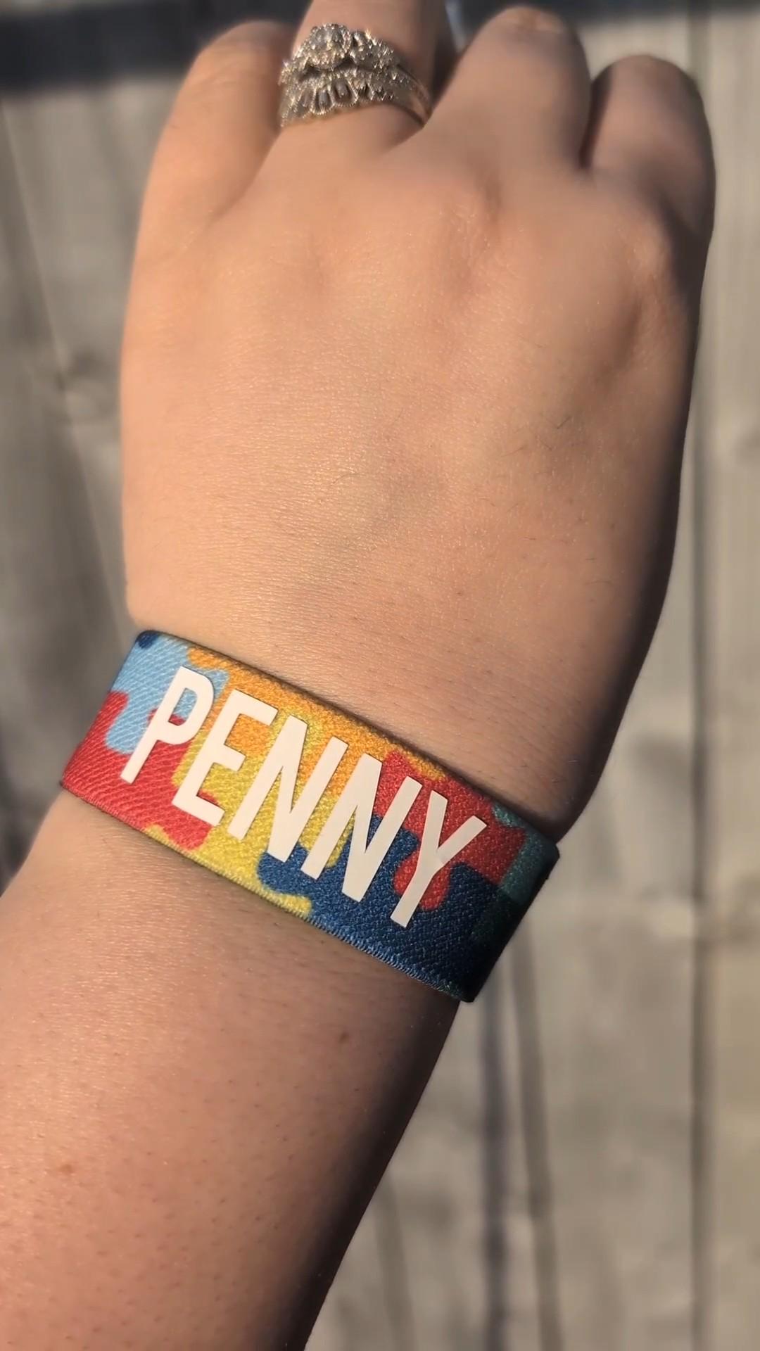 Personalised Autism Wristband| Jigsaw Puzzle | Teacher / Work Band | Autism Mum Dad | SEN School | SEN Child | Autism Awareness