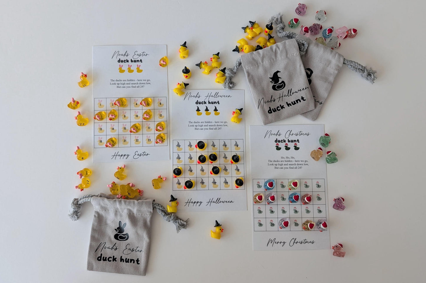 Personalised Easter Duck Hunt Party Game | Family Game | Hide Ducks | 24 Duck Challenge | Easter Basket | Easter Game | Easter Hunt