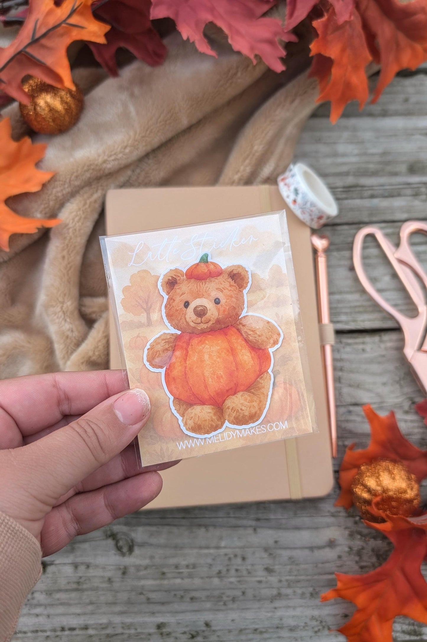 Autumn Vinyl Sticker Set | Fall Autumnal Planner Stickers | Junk Journal / Journalling Stickers / Waterproof Laminated Sticker Set