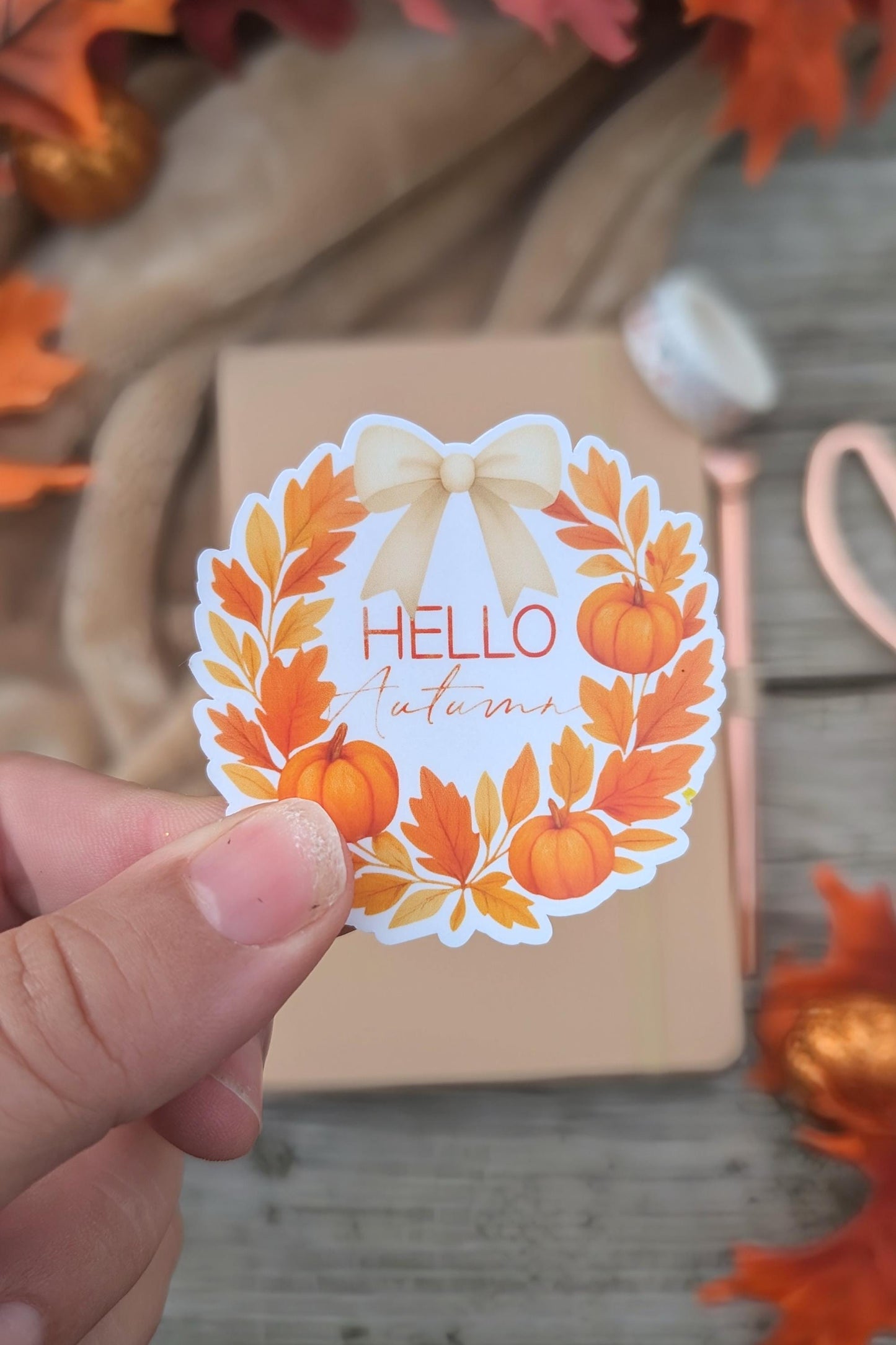 Autumn Vinyl Sticker Set | Fall Autumnal Planner Stickers | Junk Journal / Journalling Stickers / Waterproof Laminated Sticker Set