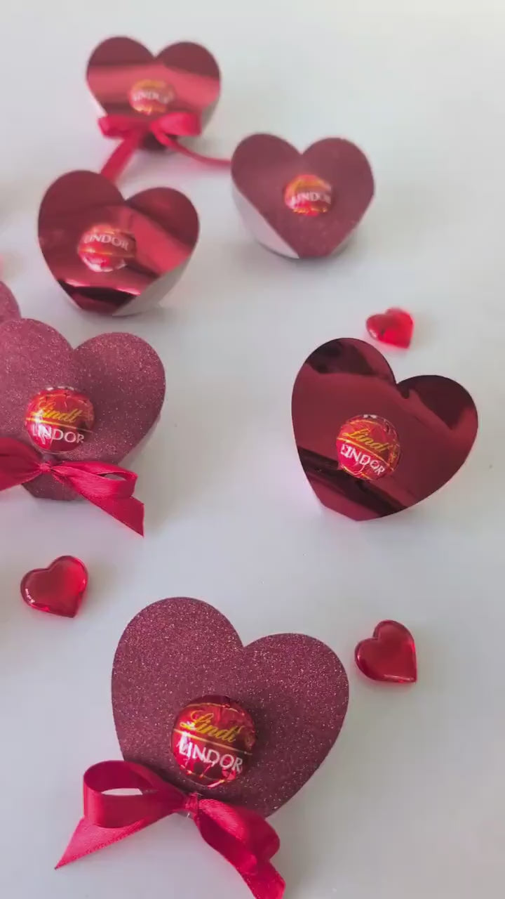 Heart Lidnt Ball Holder | Valentines Day | Chocolate Valentine Treat | Table Setting | Wedding Favour | Party Favour | Love Heart