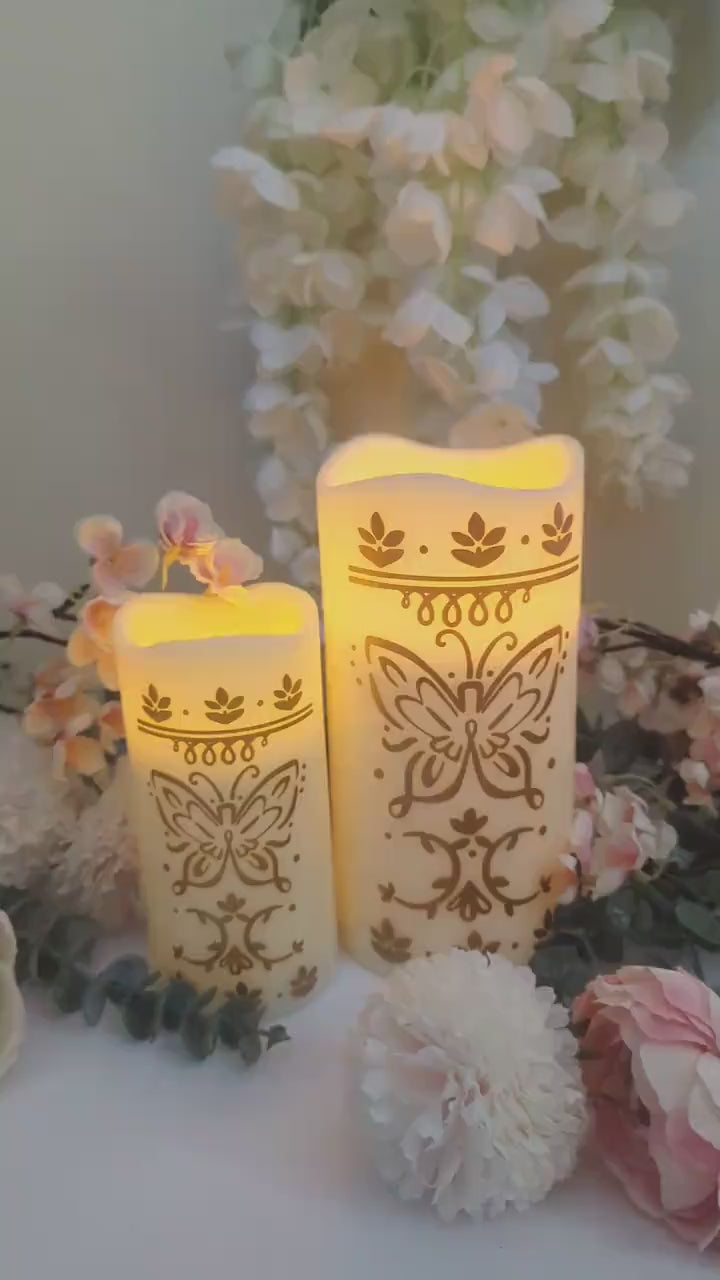 Enchanted Candle | Encanto Inspired Electric Candle | Flameless Flicker Candle | Disney Inspired | Bedside Lamp | Wedding | Encanto Party