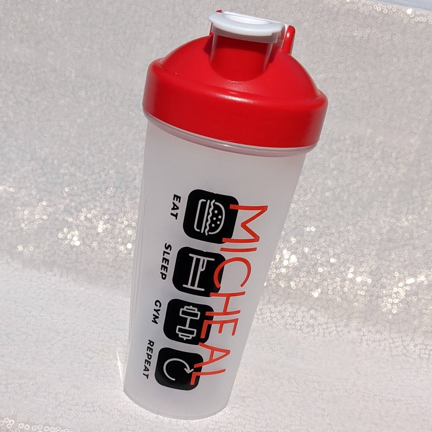 Personalised Protein Shaker | New Year's Resolution | Gym Lover Gift | | Drinks Bottle | Fitness Freak | Healthy Shakes | Father Dad Gift