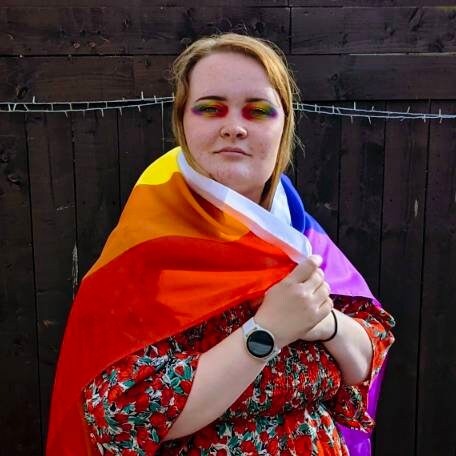 Personalised Rainbow Pride Flag | London Pride | Love is Love | LGBTQ+ and Proud | Fly your Flag with Pride |Pride Parade | Pride Party |