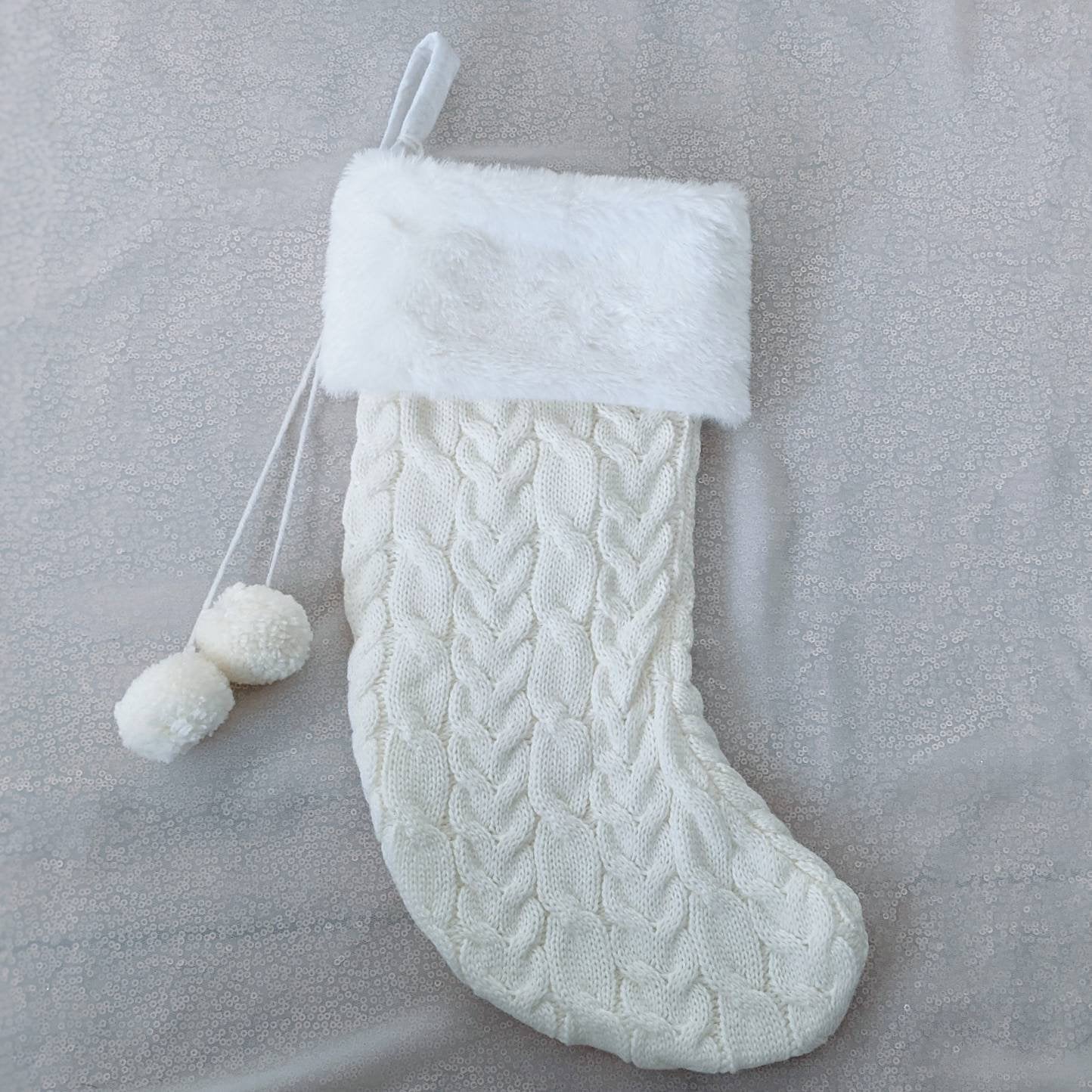 Personalised Christmas Stocking |  Knitted Xmas Stocking | Christmas Decorations | Christmas Gifting | Kids Christmas Gift | Family Stocking