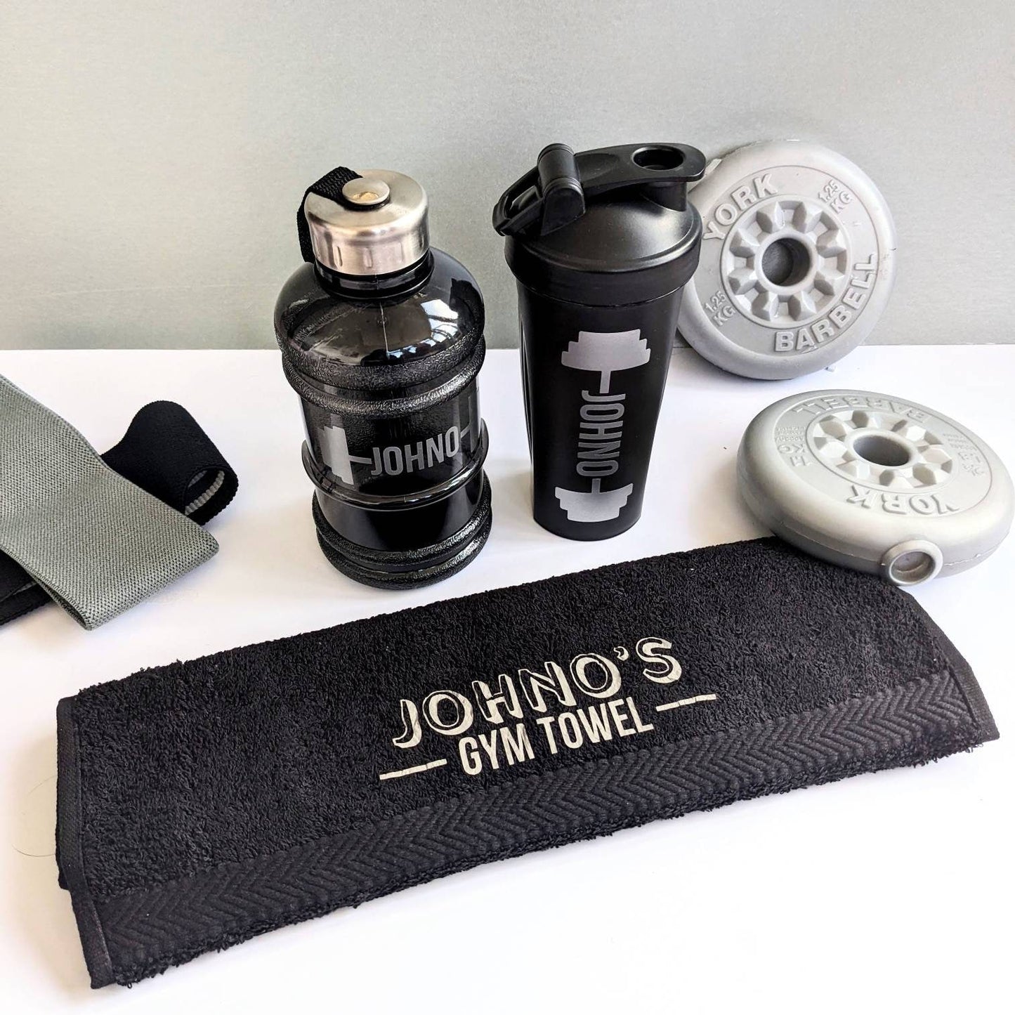 Personalised Protein Shaker | New Year's Resolution | Gym Lover Gift | Gym Towel | Drinks Bottle | Fitness Freak | Healthy Shakes