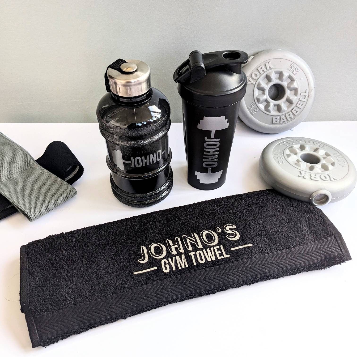 Personalised Protein Shaker | New Year's Resolution | Gym Lover Gift | Gym Towel | Drinks Bottle | Fitness Freak | Healthy Shakes