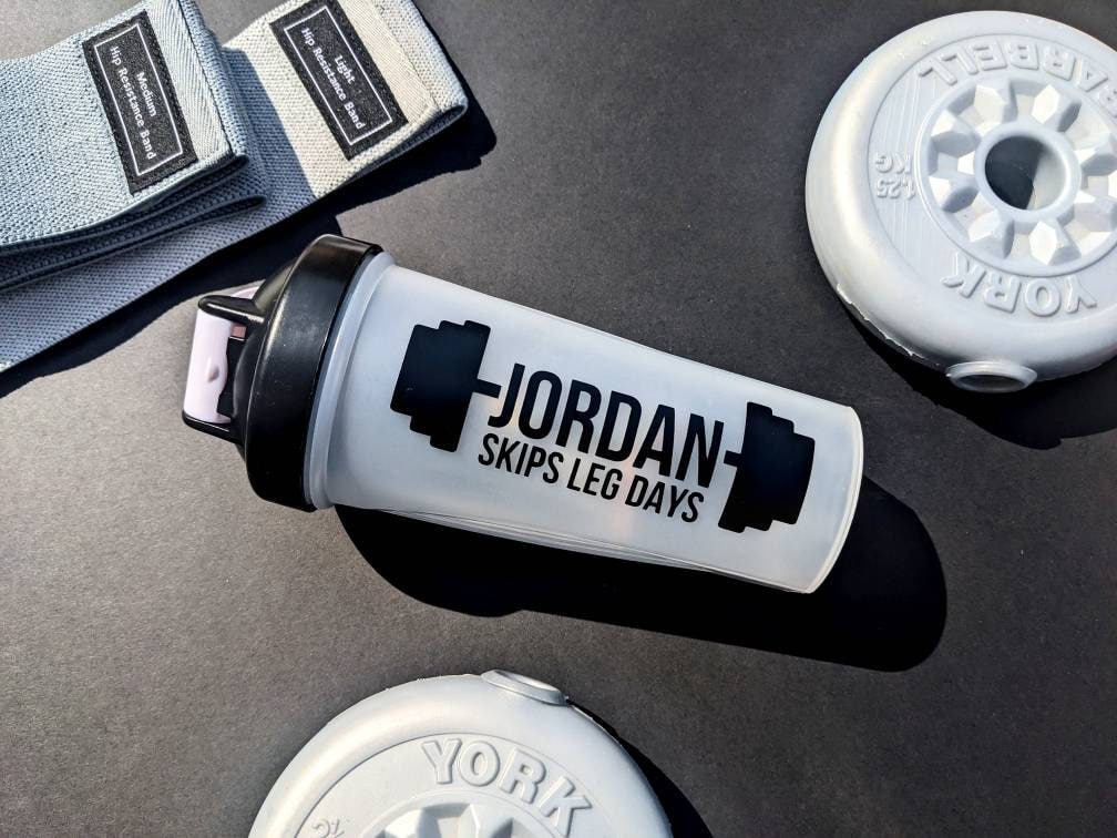 Personalised Protein Shaker | New Year's Resolution | Gym Lover Gift | | Drinks Bottle | Fitness Freak | Healthy Shakes | Father Dad Gift