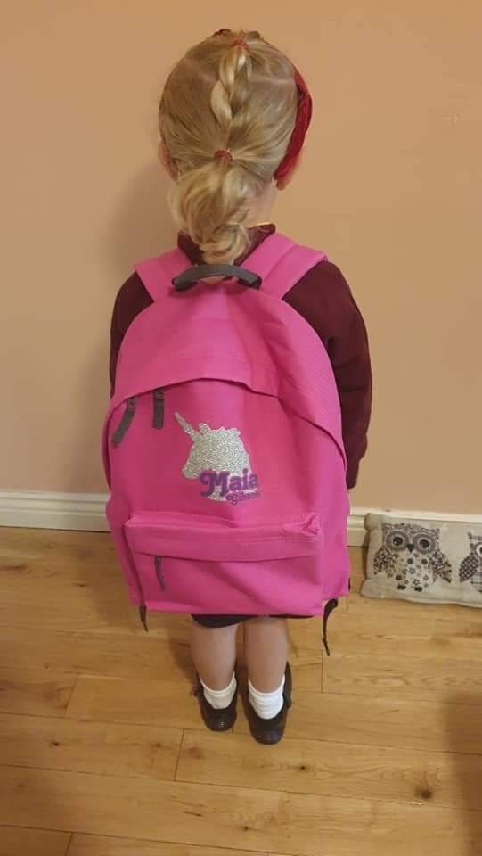 Personalised Back to School Backpack Bundle | Pencil Case, Gym Bag, Water Bottle, Lunch Bag, Matching Backpack Set | Custom School Bag Set