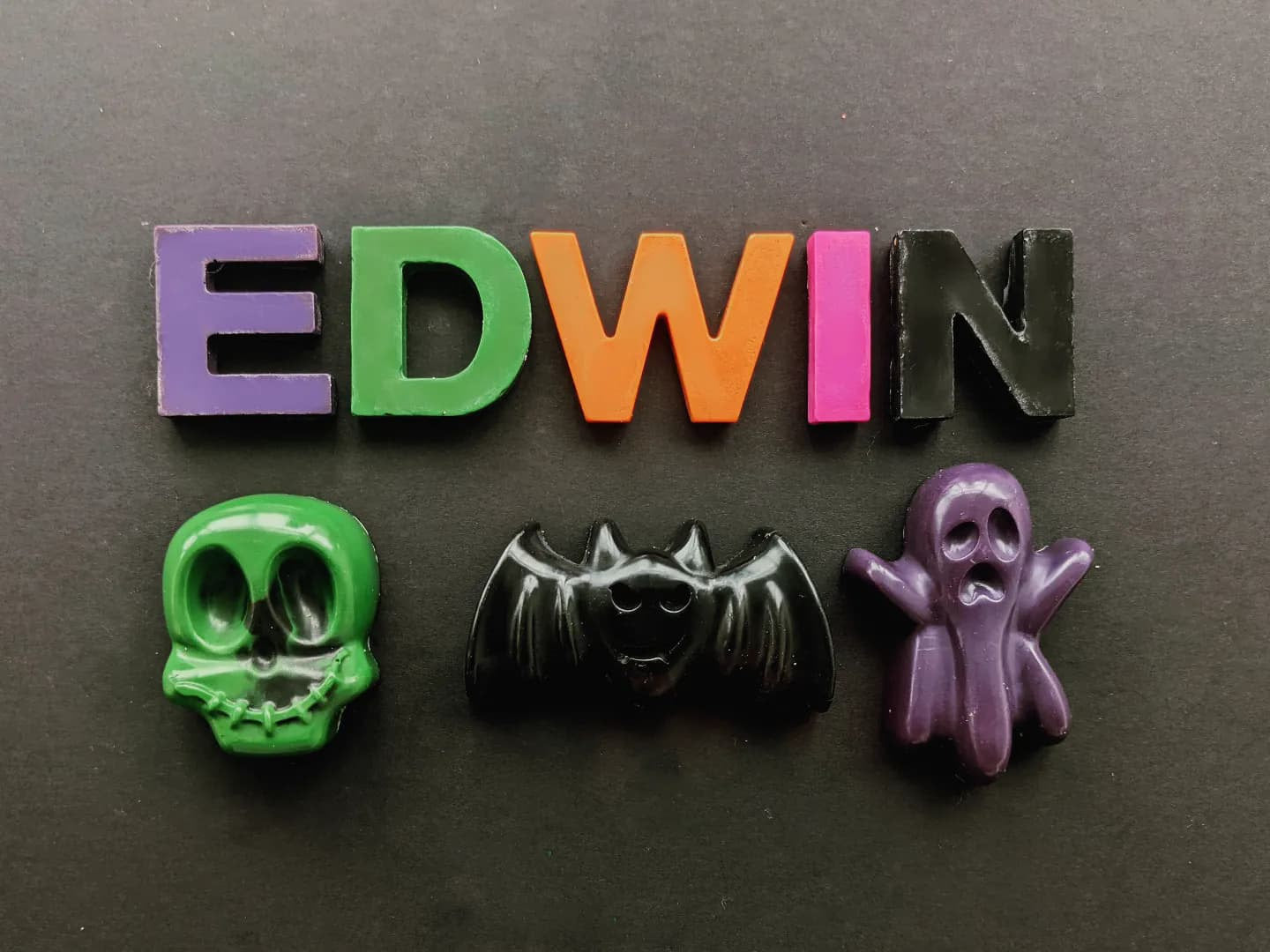 Personalised Kids Halloween Crayons | No Sugar Treat | Infant Gift | Child Gift | Colouring Lover | Boy Gift | Girl Gift | Arts and Crafts