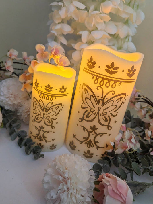 Enchanted Candle | Encanto Inspired Electric Candle | Flameless Flicker Candle | Disney Inspired | Bedside Lamp | Wedding | Encanto Party