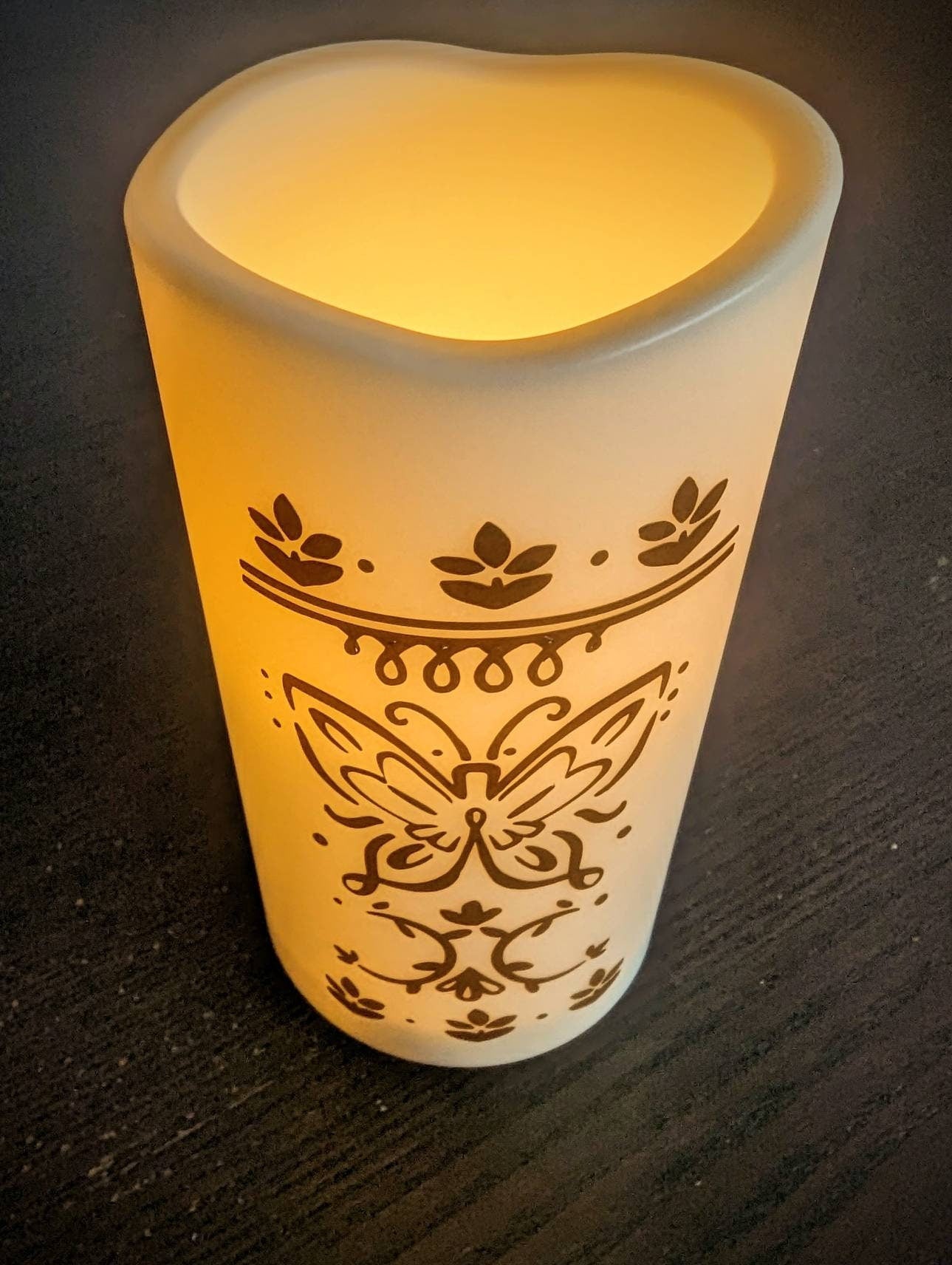 Enchanted Candle | Encanto Inspired Electric Candle | Flameless Flicker Candle | Disney Inspired | Bedside Lamp | Wedding | Encanto Party