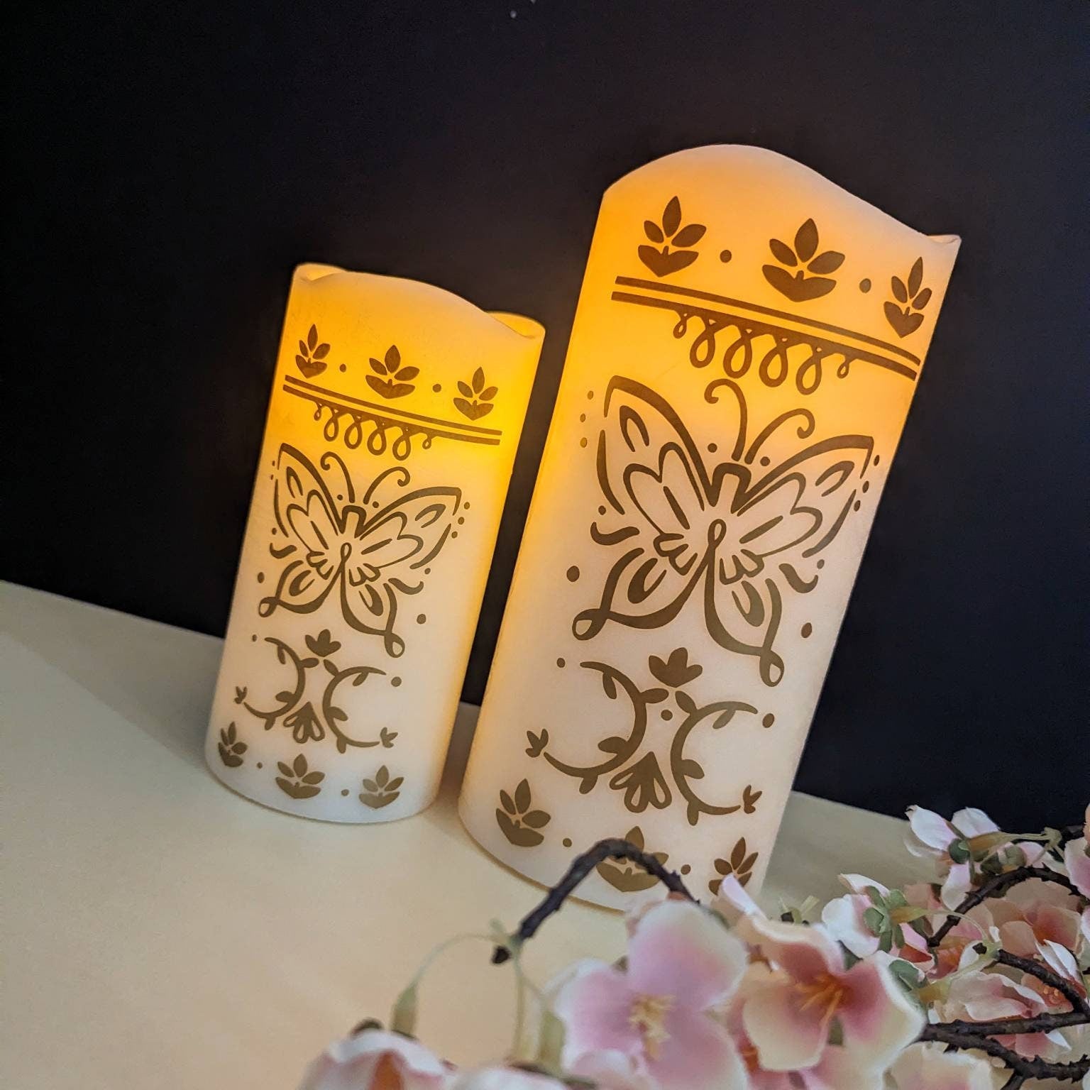 Enchanted Candle | Encanto Inspired Electric Candle | Flameless Flicker Candle | Disney Inspired | Bedside Lamp | Wedding | Encanto Party