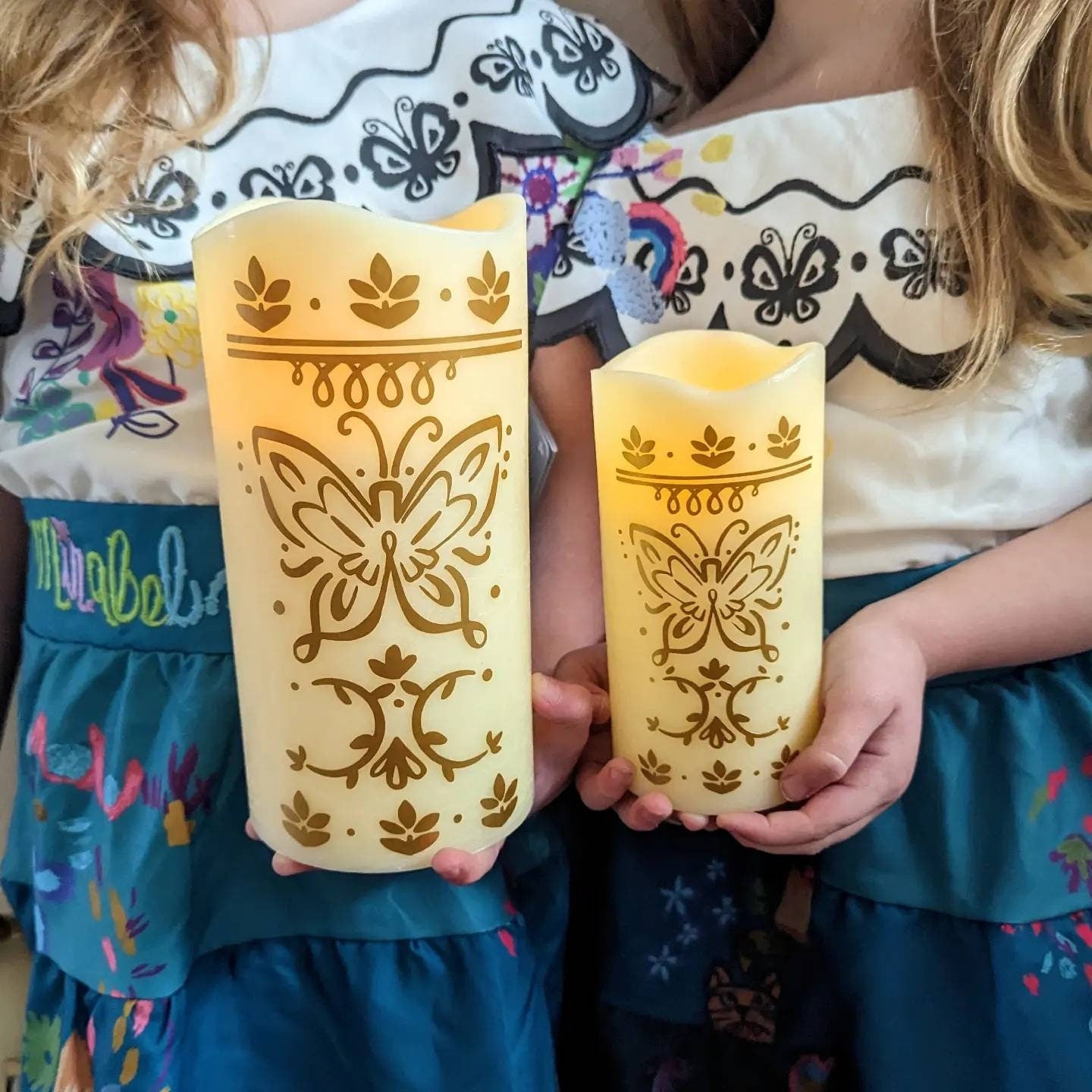 Enchanted Candle | Encanto Inspired Electric Candle | Flameless Flicker Candle | Disney Inspired | Bedside Lamp | Wedding | Encanto Party
