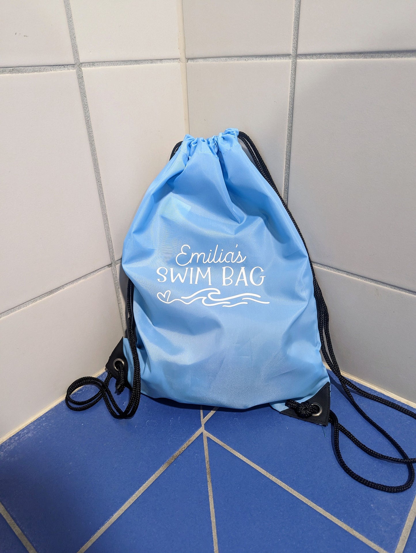 Personalised Swim Bag | Swimming Lessons Backpack | Gym Sack | Add monogram or name | Swim Kit