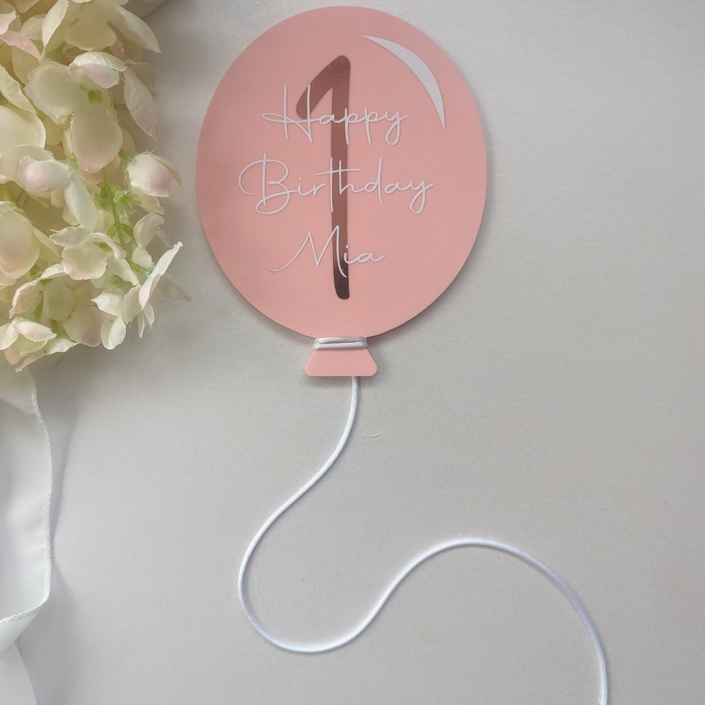 Personalised Baby Announcement Balloons | Newborn Photography Photo Prop | New Mum / New Baby Gift | Birthday Shoot | First Year Photos