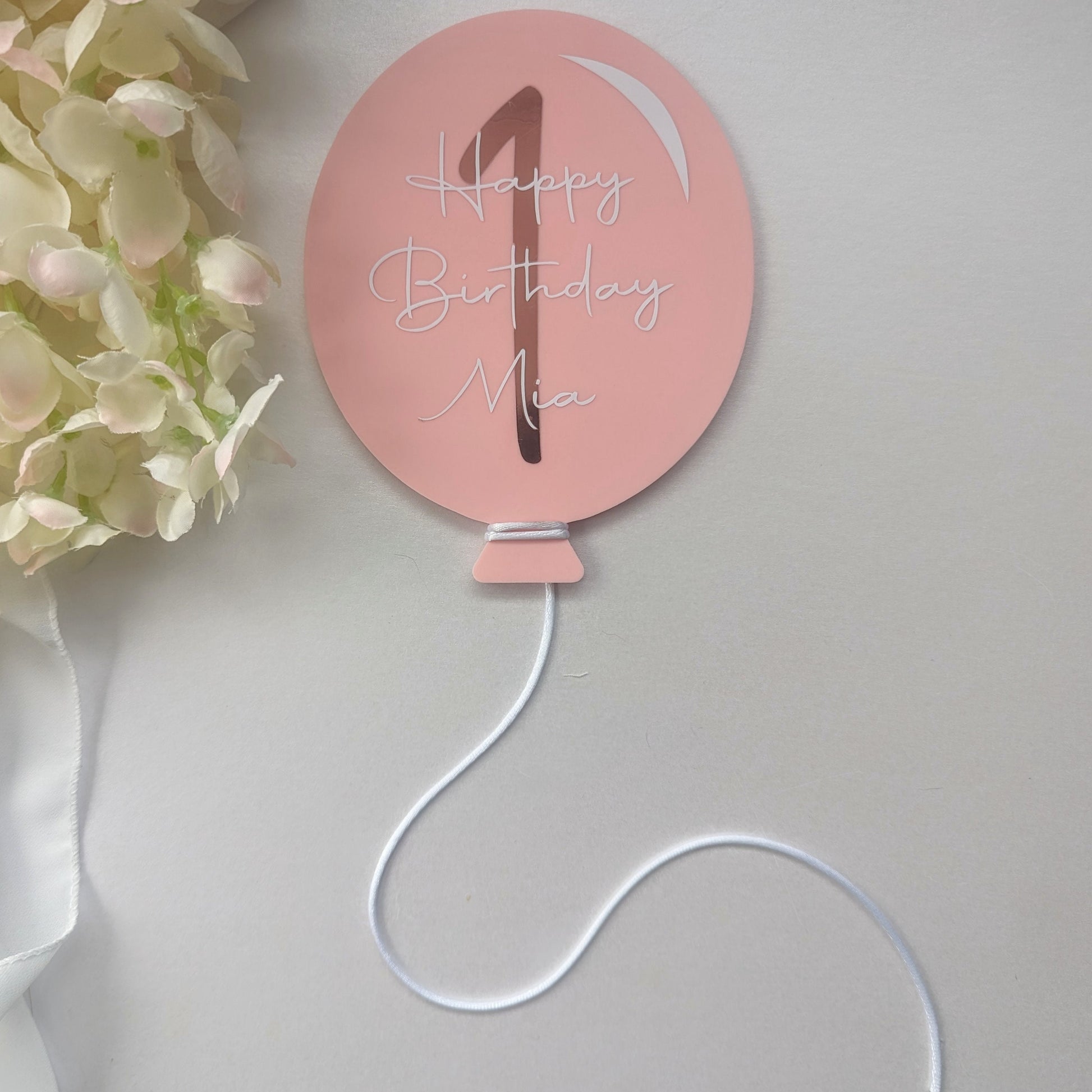 Personalised Baby Announcement Balloons | Newborn Photography Photo Prop | New Mum / New Baby Gift | Birthday Shoot | First Year Photos