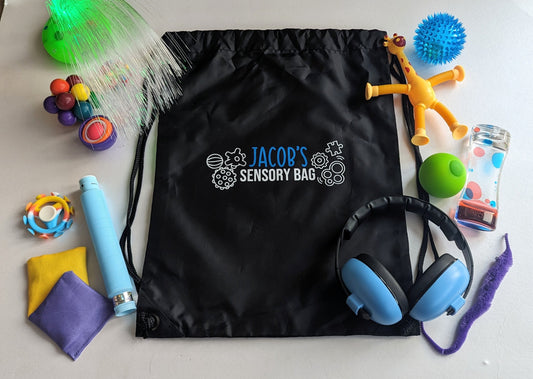 Personalised SEN Sensory Bag | Fidget Toys | Autism ADHD tools | Overstimulated Child | Overwhelm Tool | Special Education Needs Toys
