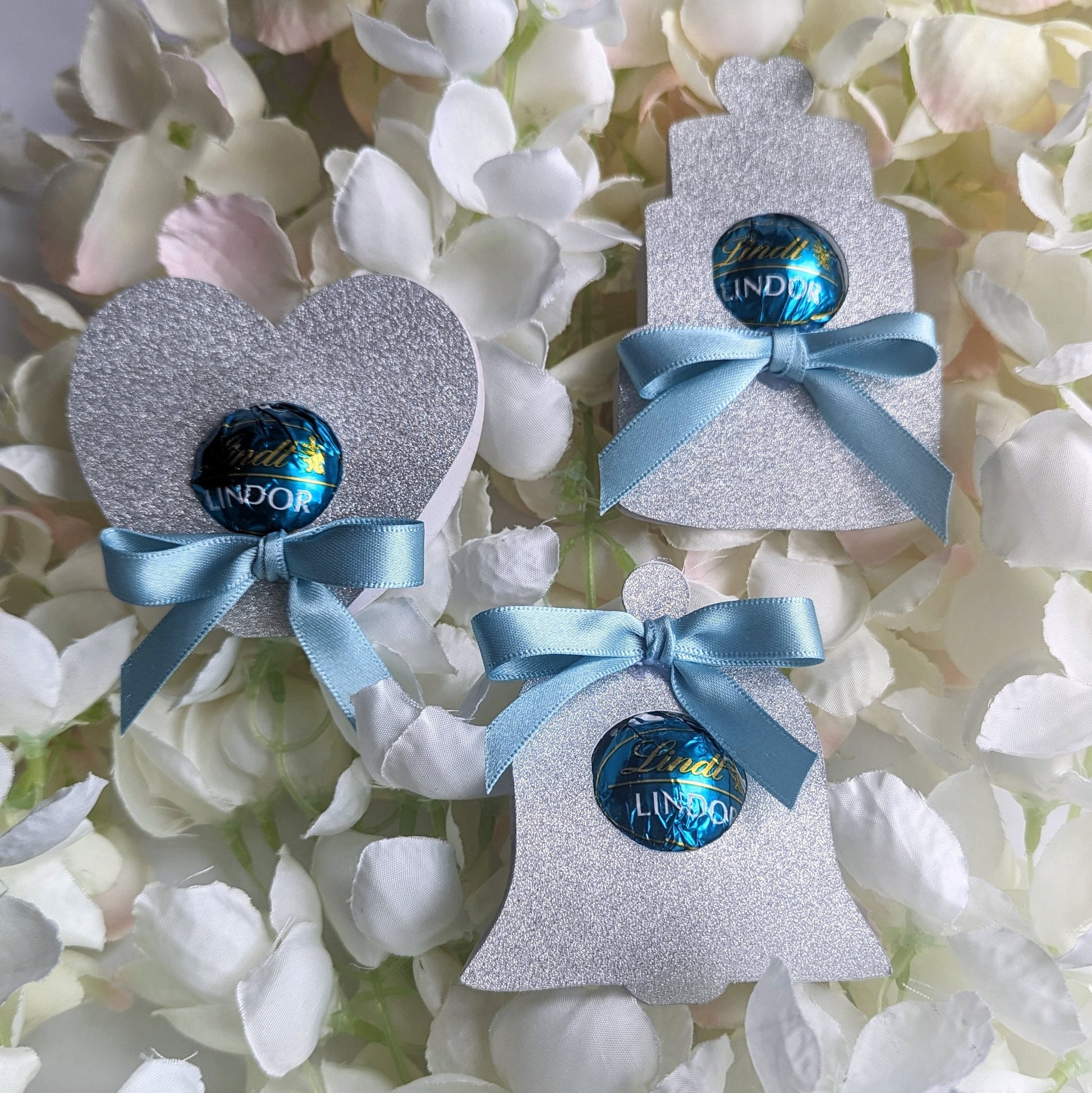Unique Wedding Favour | Wedding Bell Lindt Ball Holder | Cake Lindt Ball Holder | Heart Lindt Ball Holder | Table Setting Party Favour Gift