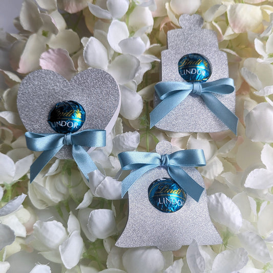Unique Wedding Favour | Wedding Bell Lindt Ball Holder | Cake Lindt Ball Holder | Heart Lindt Ball Holder | Table Setting Party Favour Gift