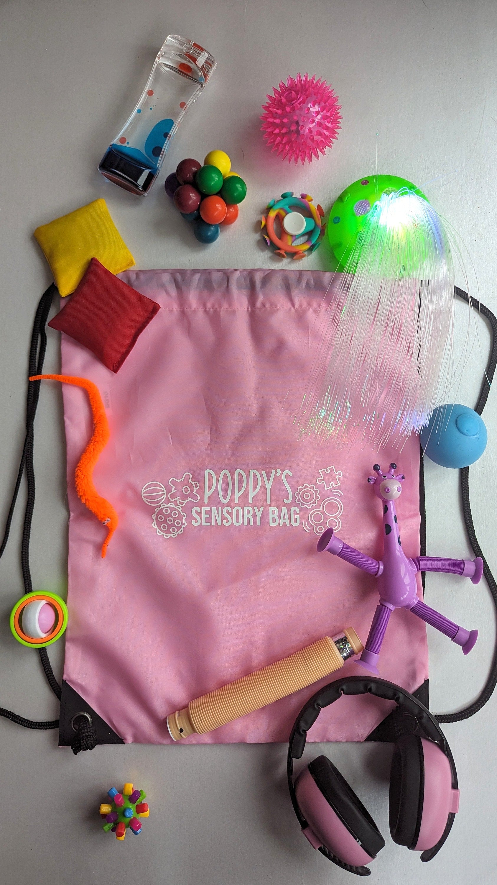 Personalised SEN Sensory Bag | Fidget Toys | Autism ADHD tools | Overstimulated Child | Overwhelm Tool | Special Education Needs Toys