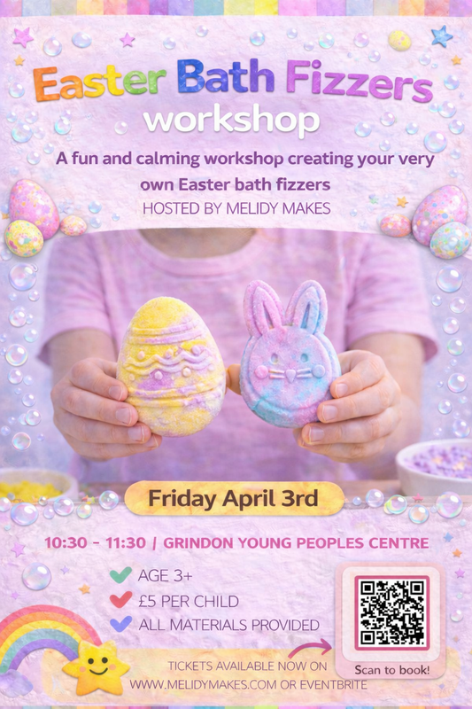KIDS CRAFT WORKSHOP - EASTER  BATH FIZZERS - APRIL 3RD