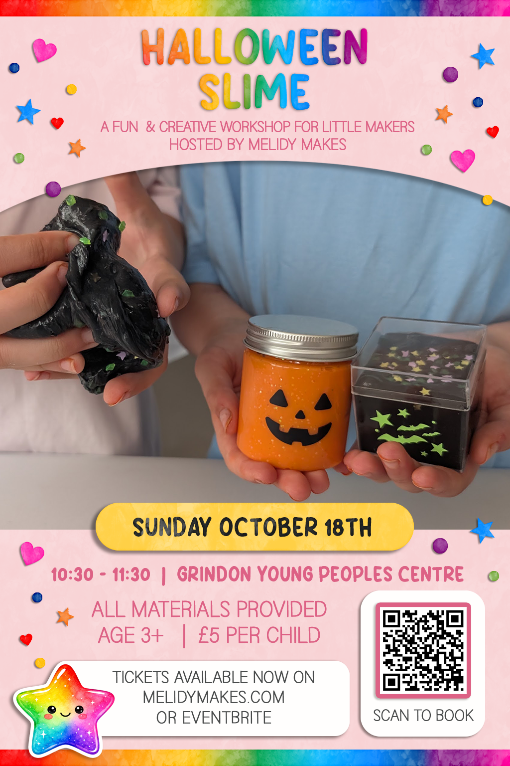 KIDS CRAFT WORKSHOP - HALLOWEEN SLIME - OCTOBER 18TH