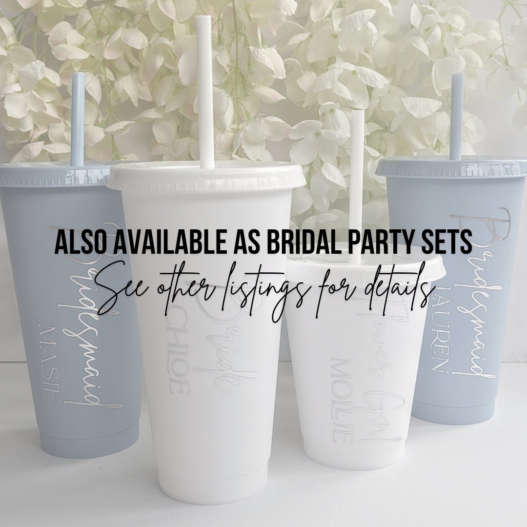 Wedding Bride and Groom Cold Cups | Getting Ready Gifts Mr and Mrs | Mrs and Mrs | Mr and Mr | Personalised Cold Cups | Couple Wedding Gift