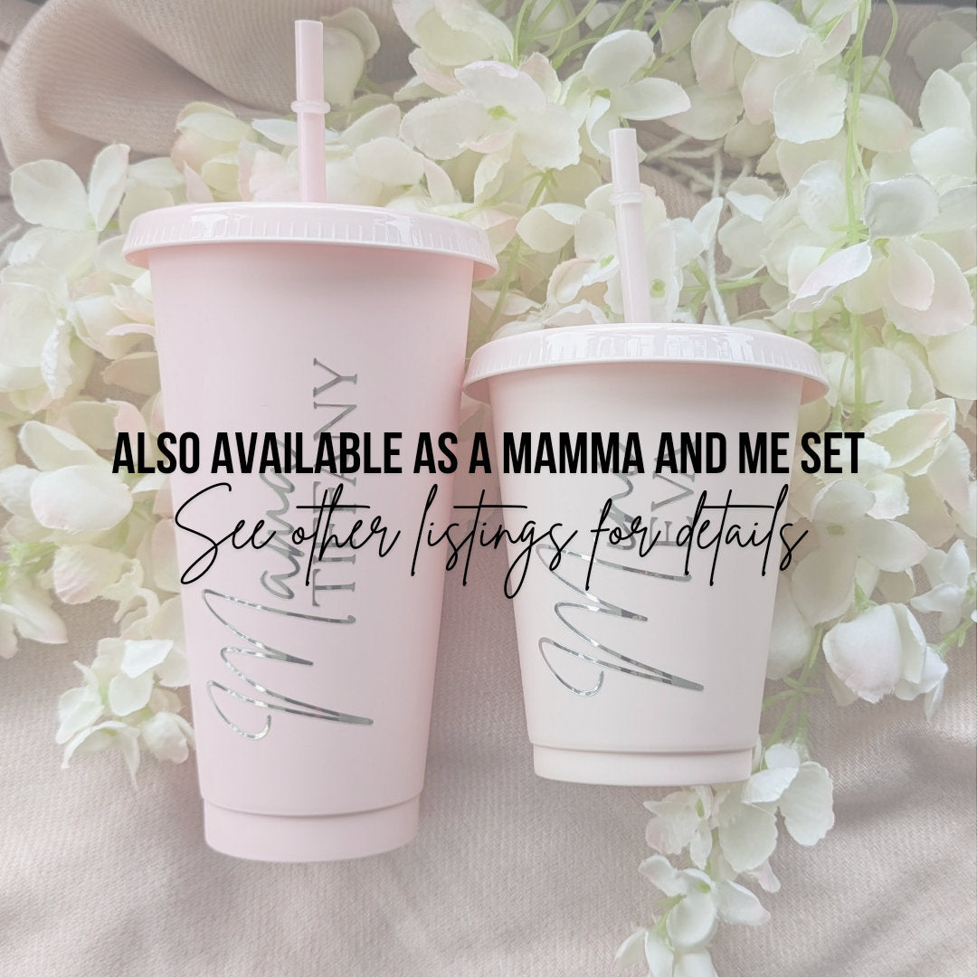 Personalised Daddy and Me Cold Cups (16oz and 24oz) | Father and Son Gift | Custom Tumbler | Mini Me | Father's Day Gift