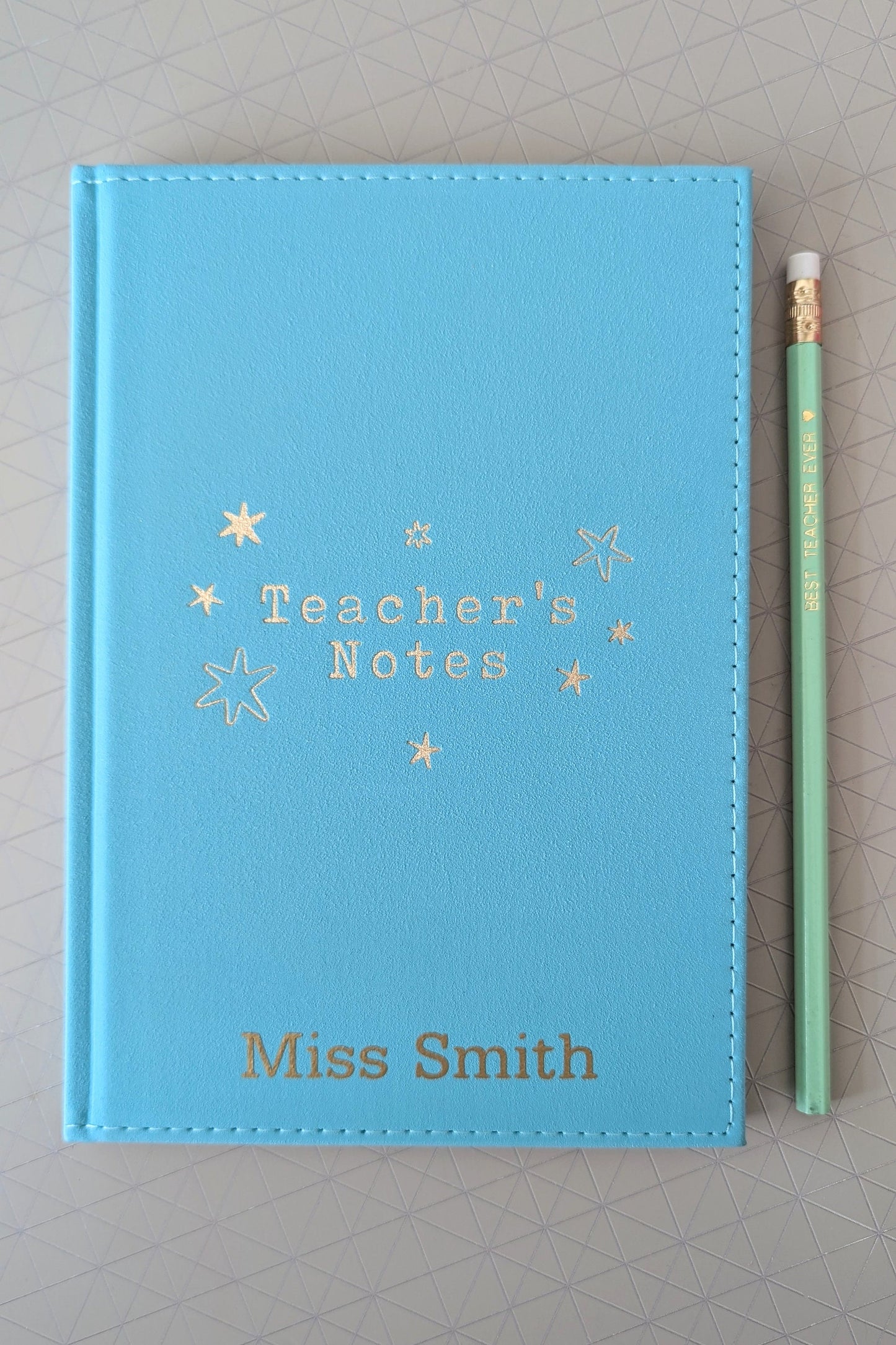 Personalised Notebook Teacher Gift | Thank You Gift for Teachers | Personal Class Gift | Best Teacher Ever | Note Pad | Teaching Assistant