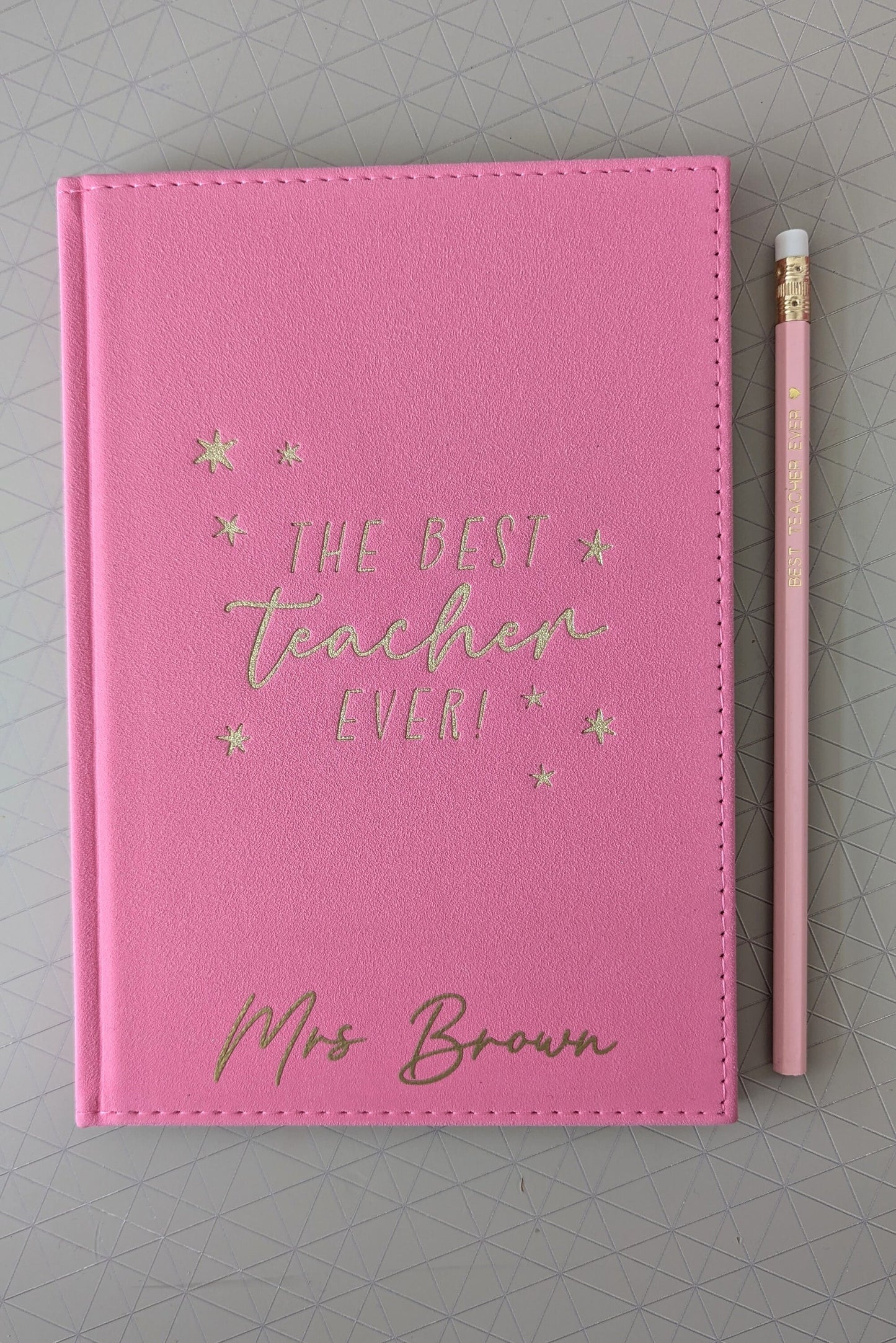 Personalised Notebook Teacher Gift | Thank You Gift for Teachers | Personal Class Gift | Best Teacher Ever | Note Pad | Teaching Assistant