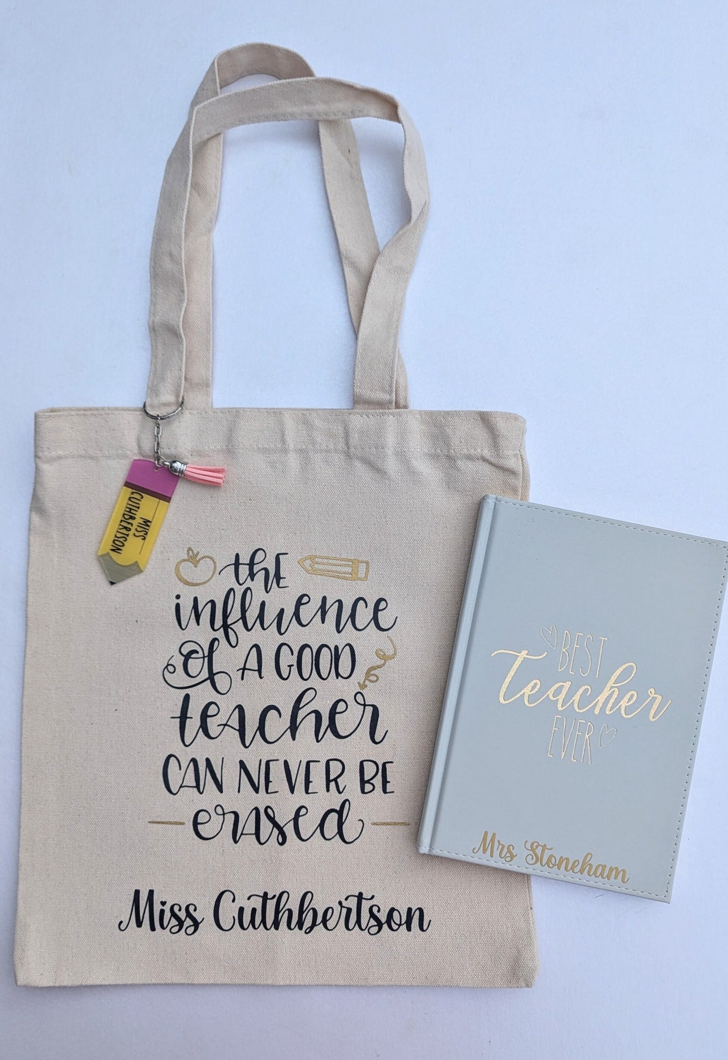 Personalised Teacher Gift - Tote Bag | Teacher Quote | End of Term gift | School Teacher | Teaching Assistant | Practical Teacher Gift