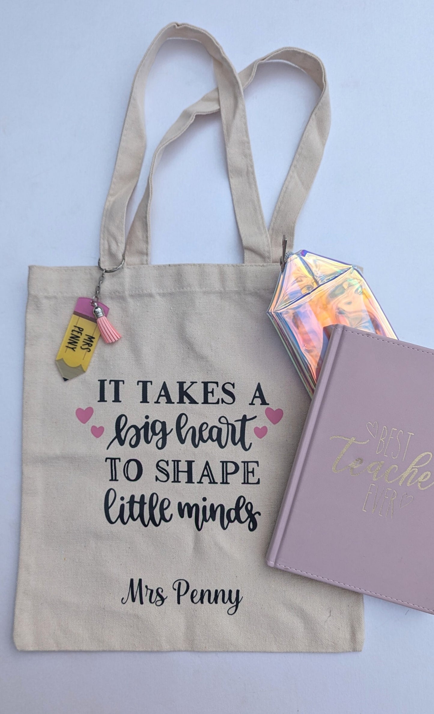 Personalised Teacher Gift - Tote Bag | Teacher Quote | End of Term gift | School Teacher | Teaching Assistant | Practical Teacher Gift