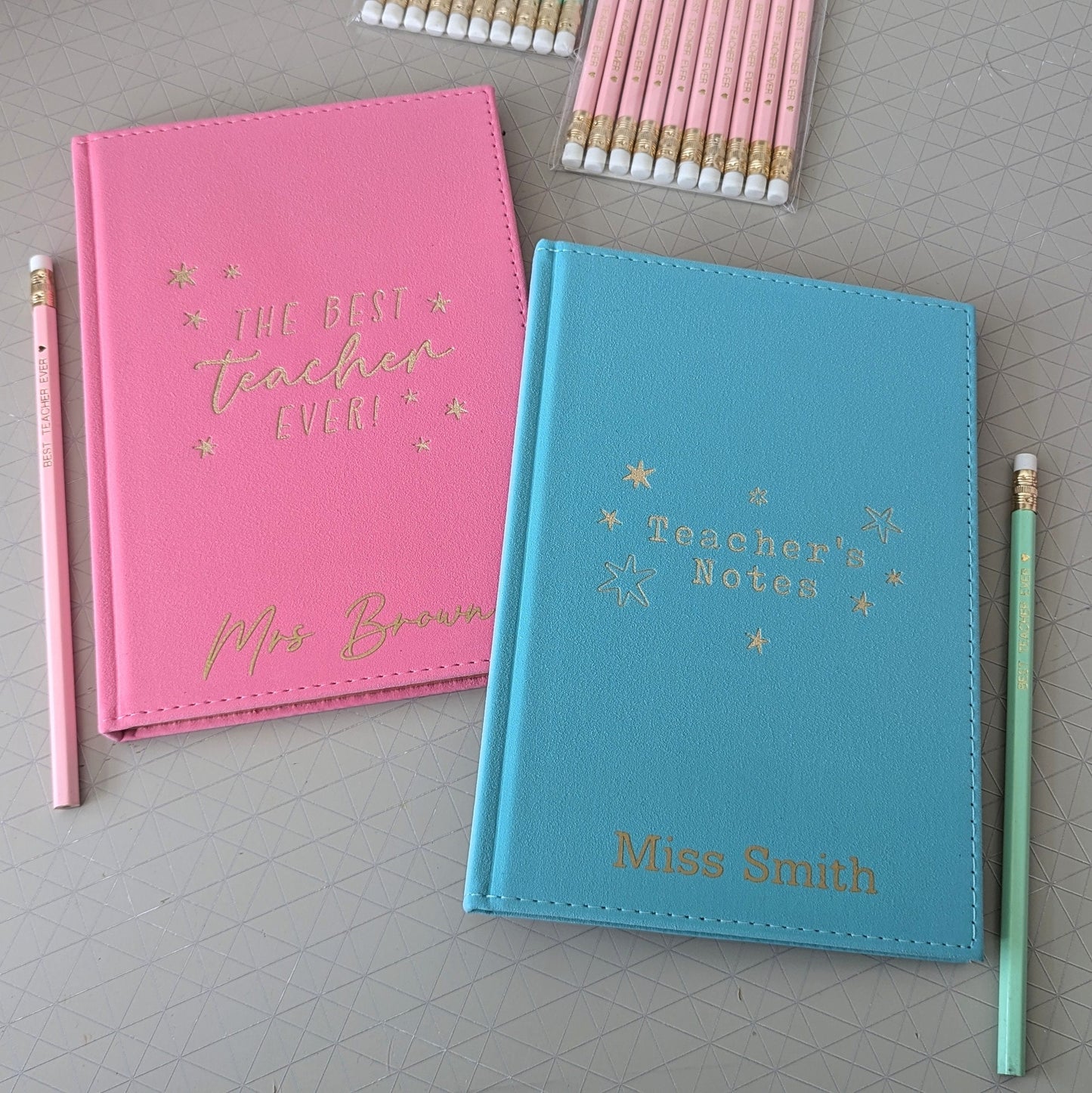 Personalised Notebook Teacher Gift | Thank You Gift for Teachers | Personal Class Gift | Best Teacher Ever | Note Pad | Teaching Assistant
