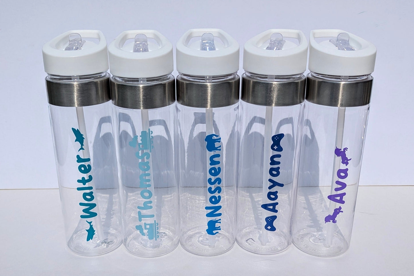 Back to School Personalised Water Bottle | Custom Drinks Bottle | Children's School Bottle | Name Bottle | Any Name in Any Colour 500ml